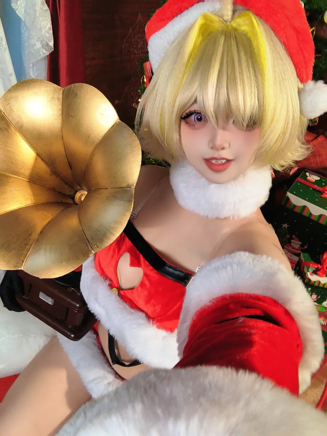 【伊莱格cos】nikke胜利女神的圣诞复古实拍 - 第 2 张