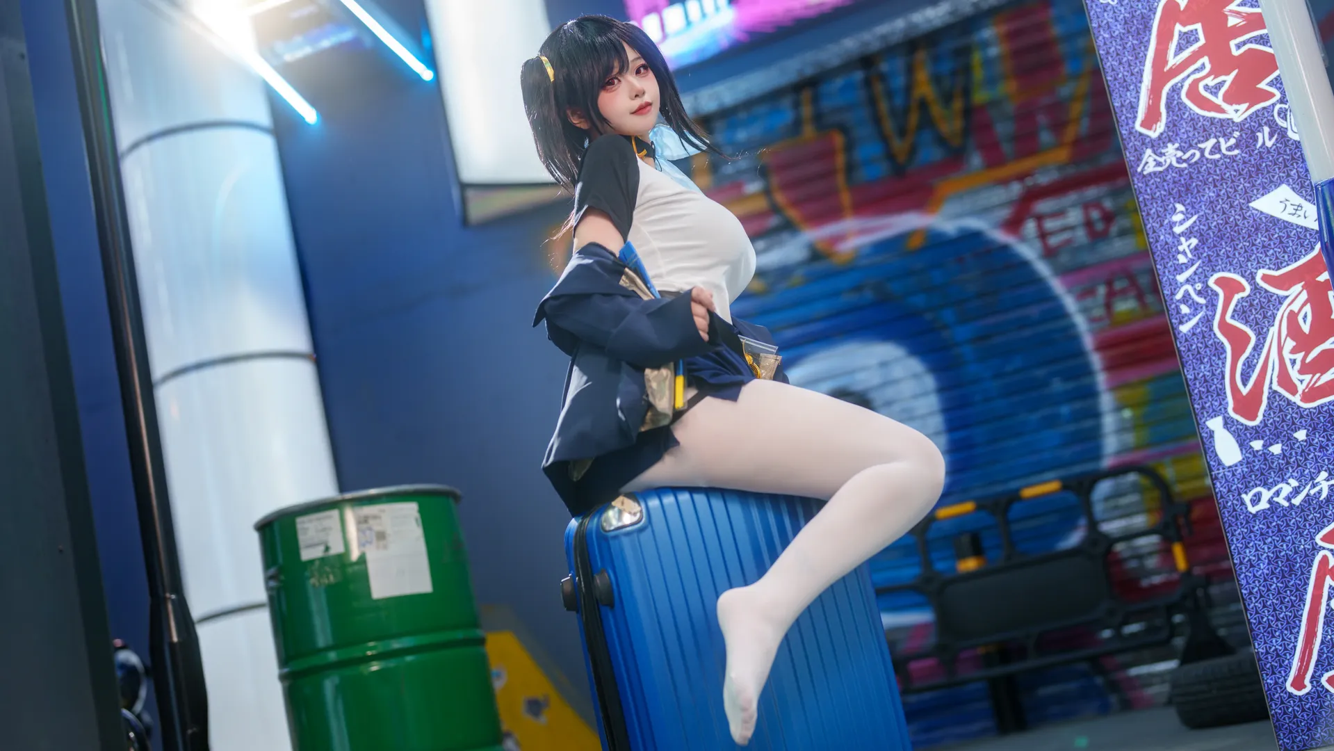 【索拉cos】胜利女神nikke街头手提箱造型分享 - 第 2 张