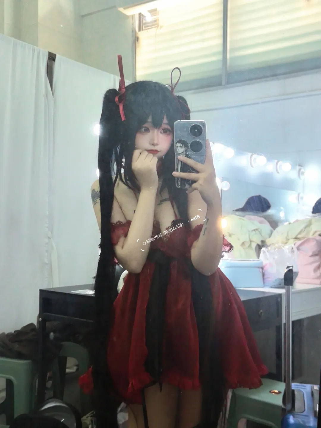 【大鳳cos】碧藍航線，紅黑睡衣風格的隨性記錄 - 第 2 張
