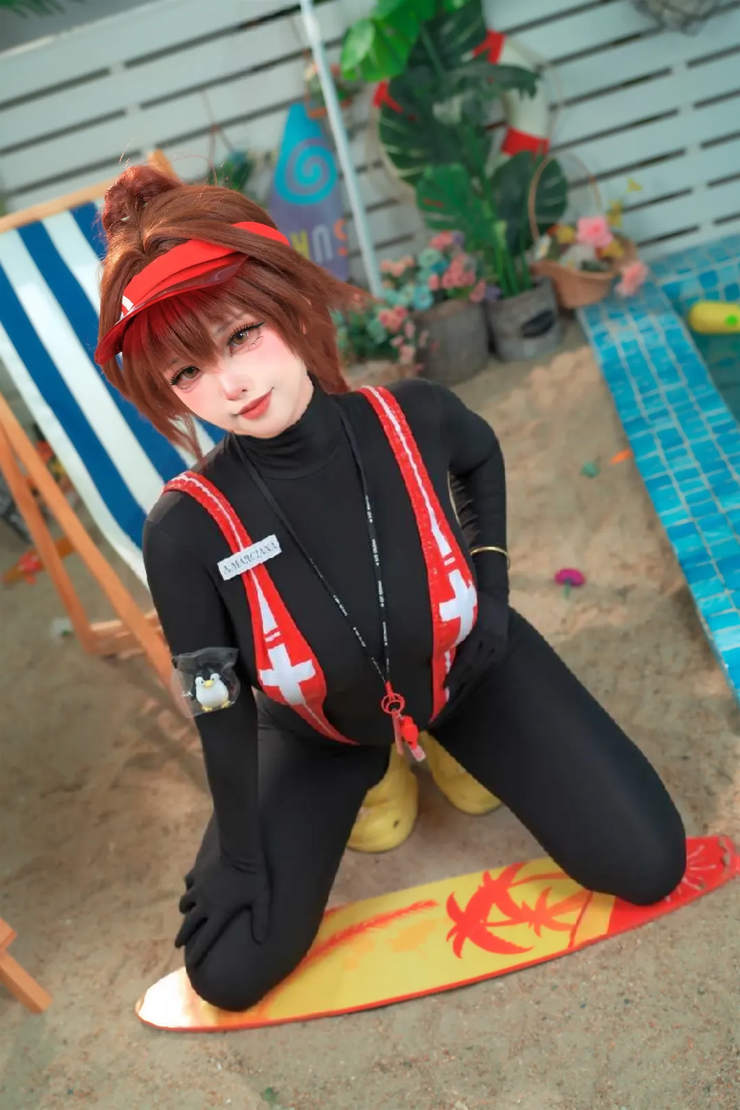 【マルチャーナ コスプレ】『勝利の女神：NIKKE』サマービーチ・ライフガード体験 - 2 枚目
