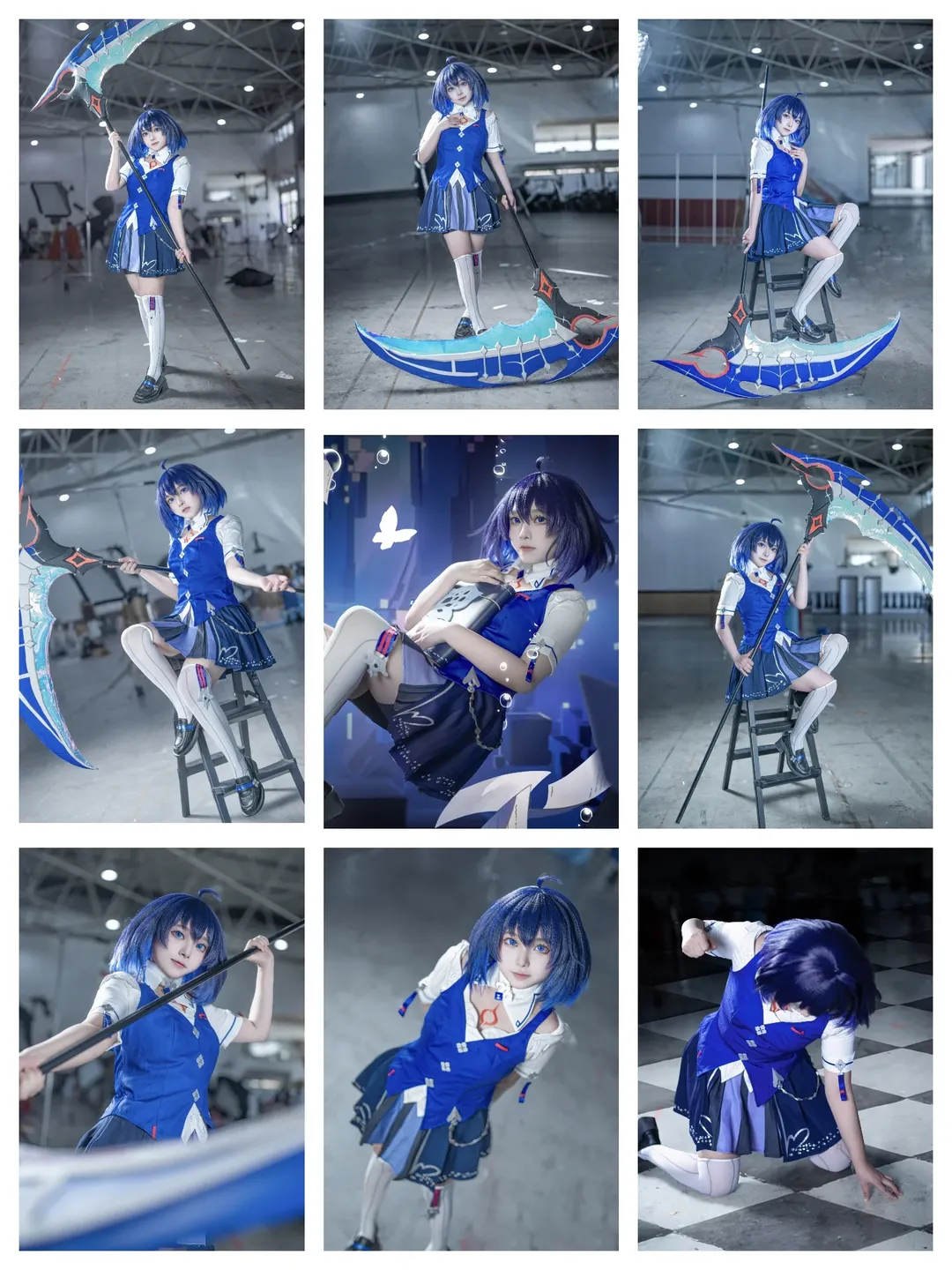 【希儿cos】崩坏三绀海之忆套装全动作解析 - 第 1 张