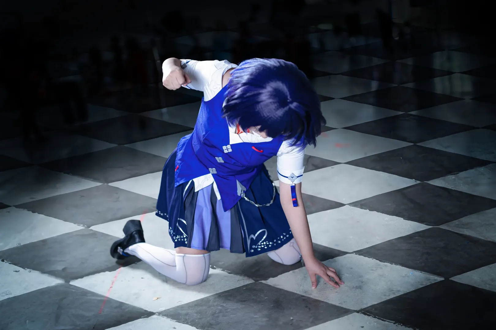 【希儿cos】崩坏三绀海之忆套装全动作解析 - 第 10 张