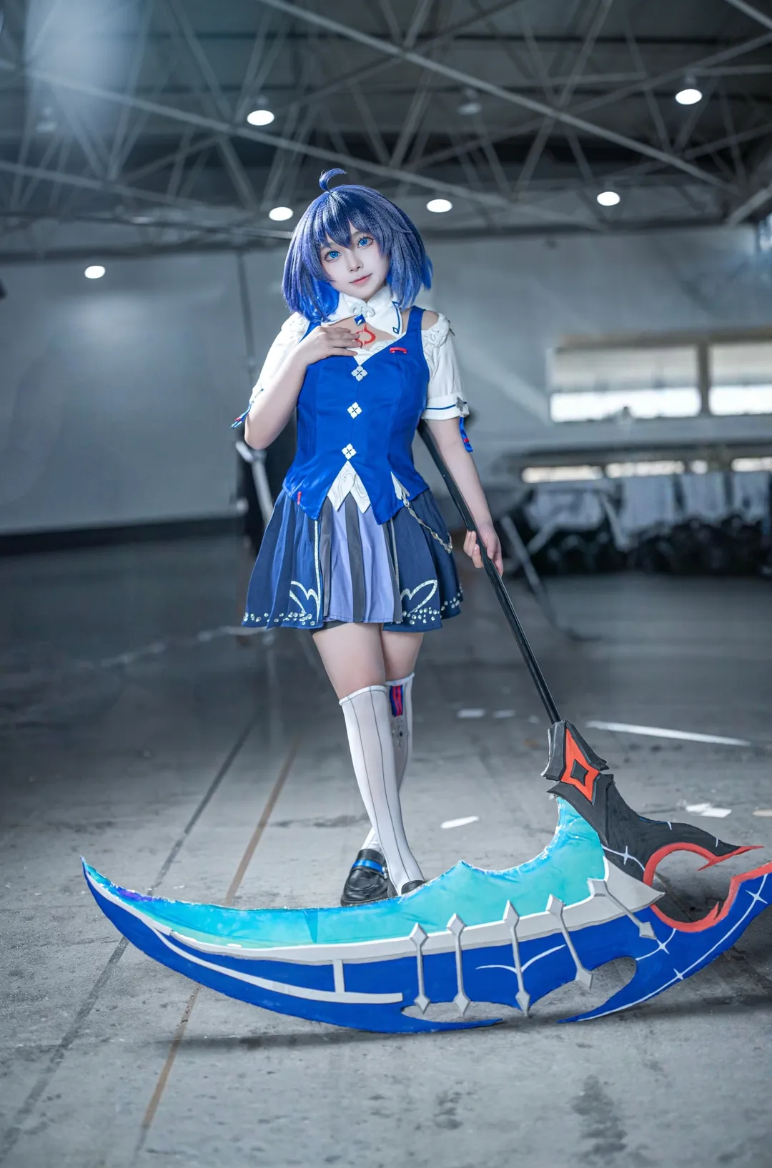 【希儿cos】崩坏三绀海之忆套装全动作解析 - 第 3 张