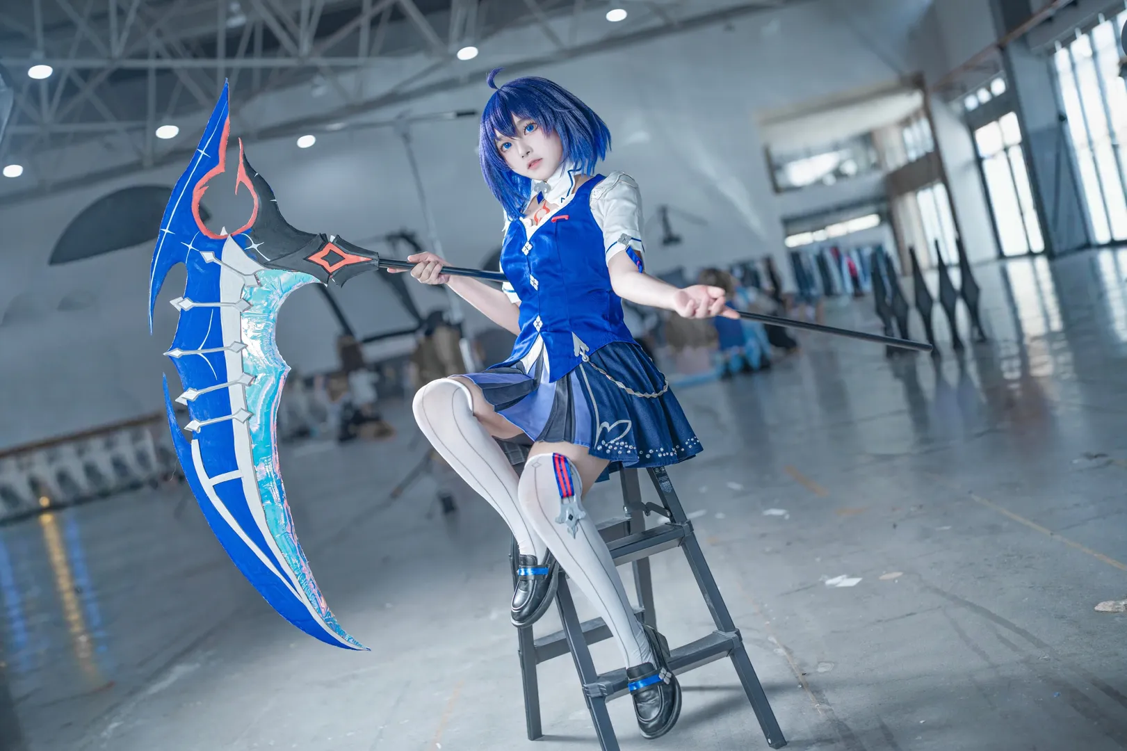 【希儿cos】崩坏三绀海之忆套装全动作解析 - 第 5 张