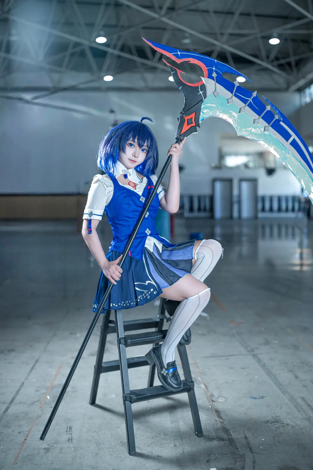 【希儿cos】崩坏三绀海之忆套装全动作解析 - 第 7 张