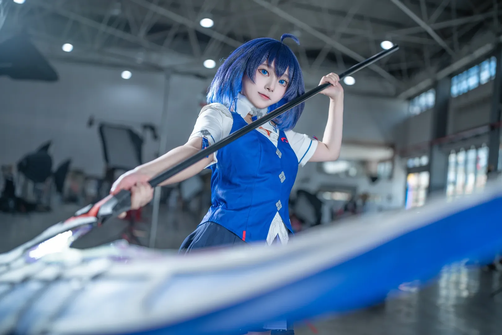 【希儿cos】崩坏三绀海之忆套装全动作解析 - 第 8 张