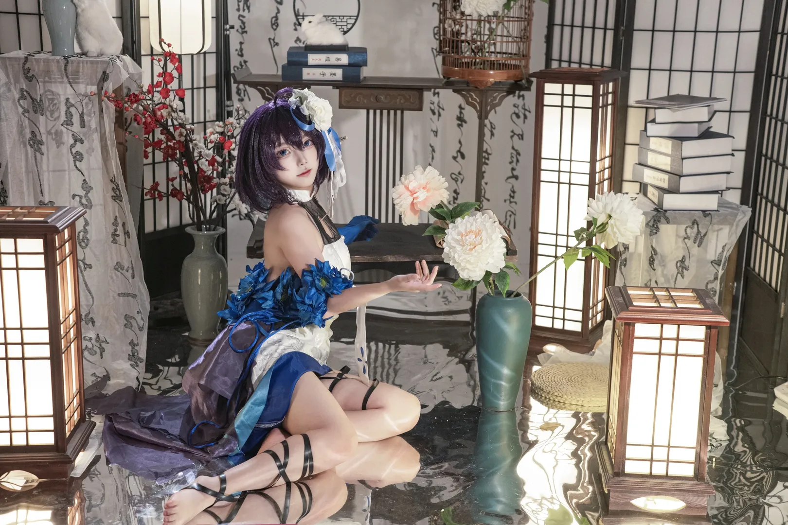 【希儿墨染镜华cos】崩坏三，镜花水月里的少女 - 第 3 张
