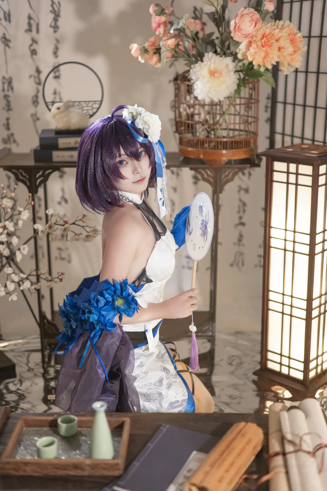【希儿墨染镜华cos】崩坏三，镜花水月里的少女 - 第 4 张
