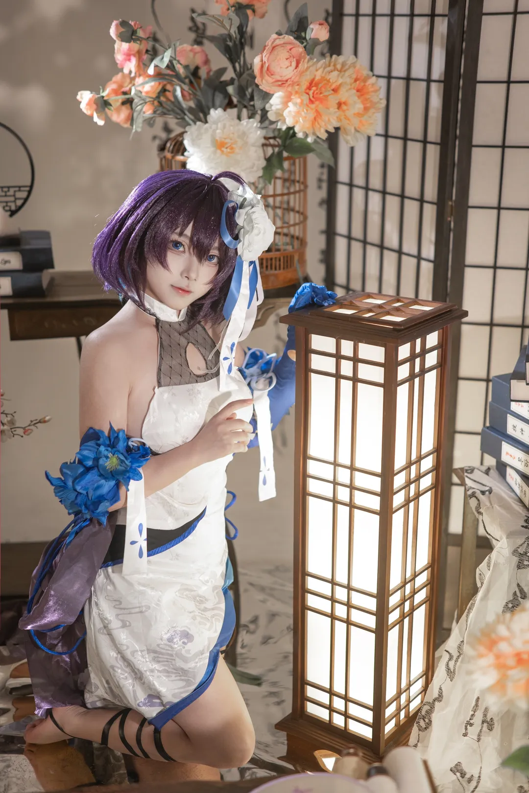 【希兒cos】崩壞三墨染鏡華古典造型完美還原 - 第 1 張