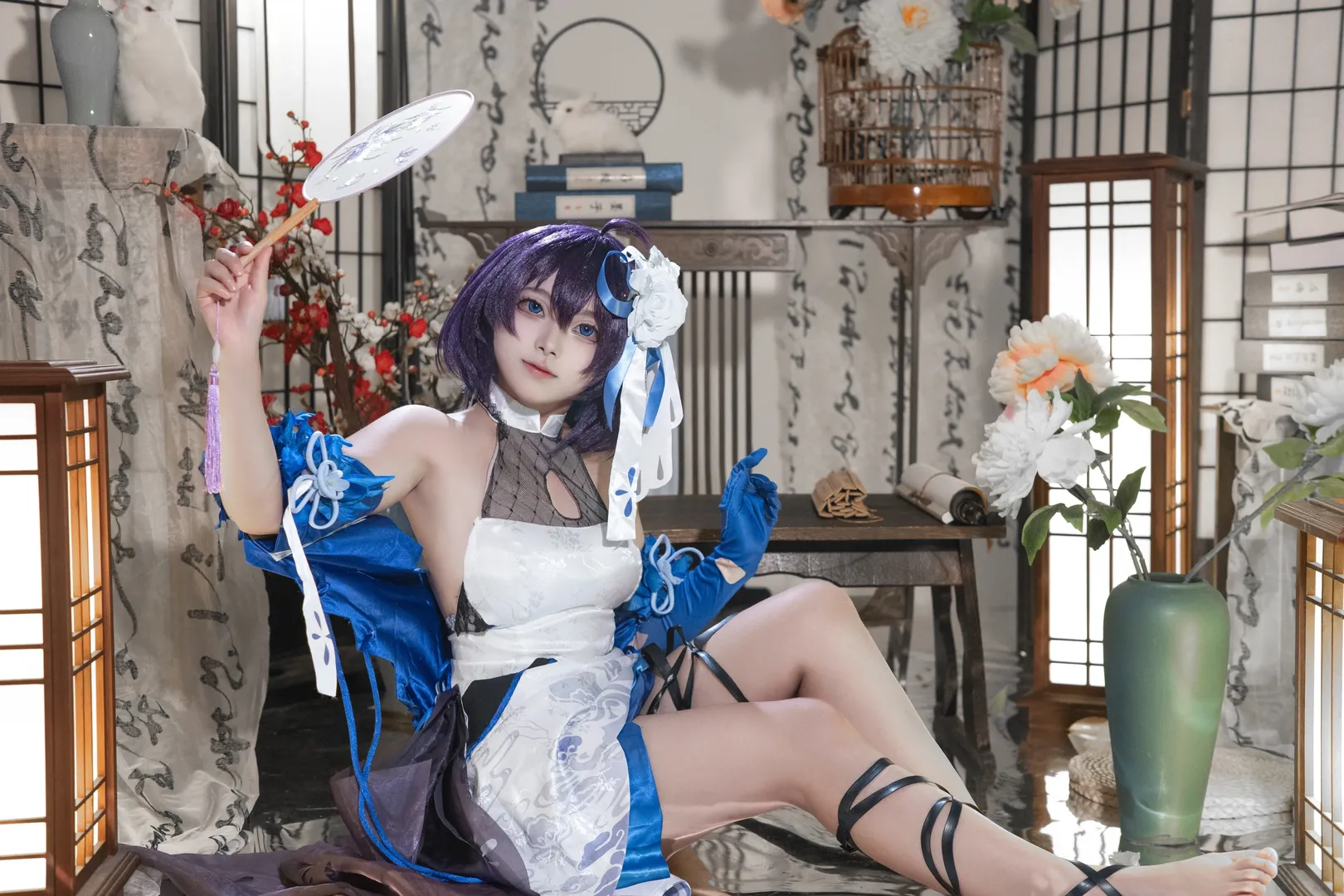 【希兒cos】崩壞三墨染鏡華古典造型完美還原 - 第 3 張