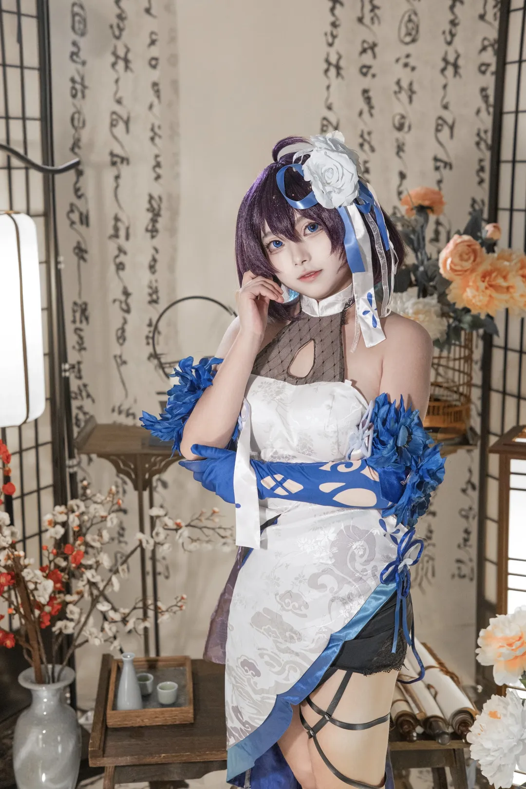 【希兒cos】崩壞三墨染鏡華古典造型完美還原 - 第 4 張