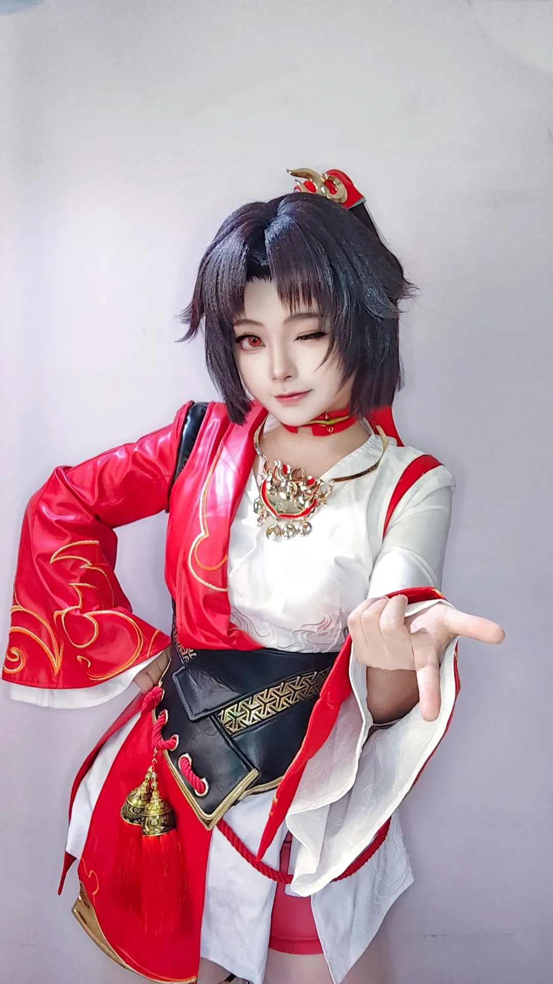 【ユンエイ コスプレ】『オナー・オブ・キングス』に咲く紅衣の女侠風スタイル - 3 枚目