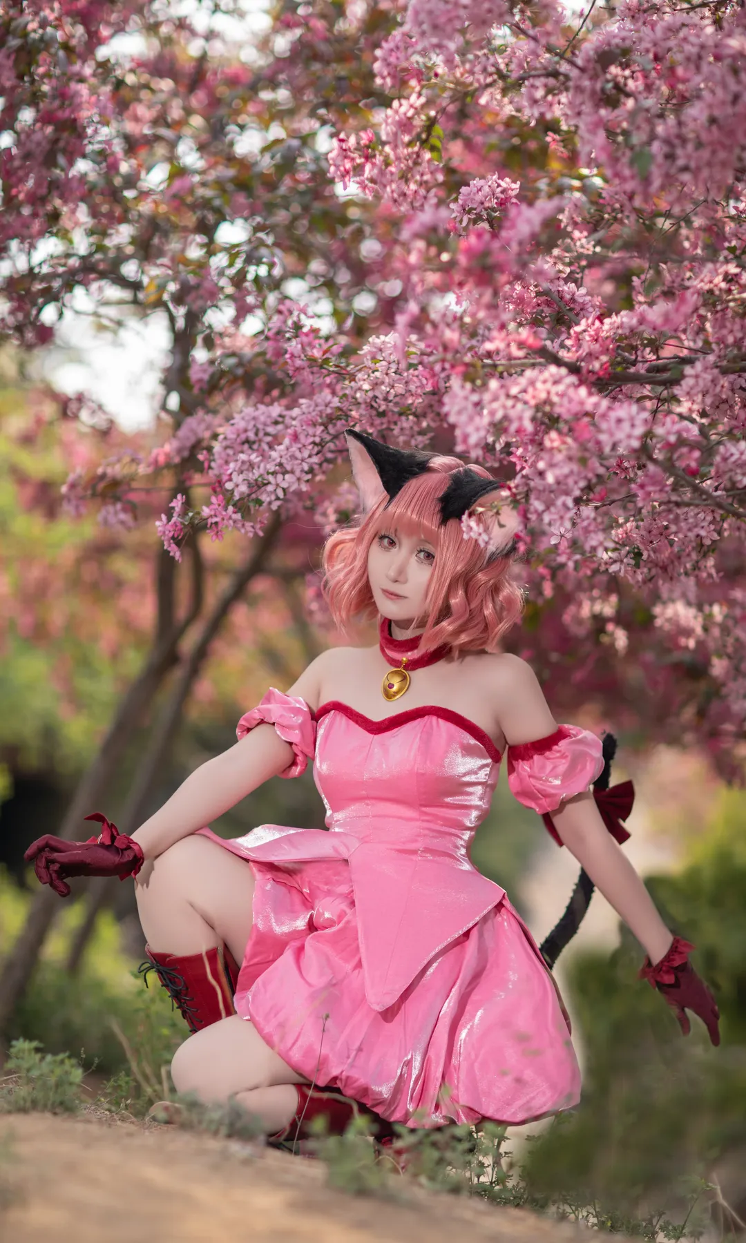 【桃宫莓cos】东京猫猫，我的童年女神草莓猫猫 - 第 1 张