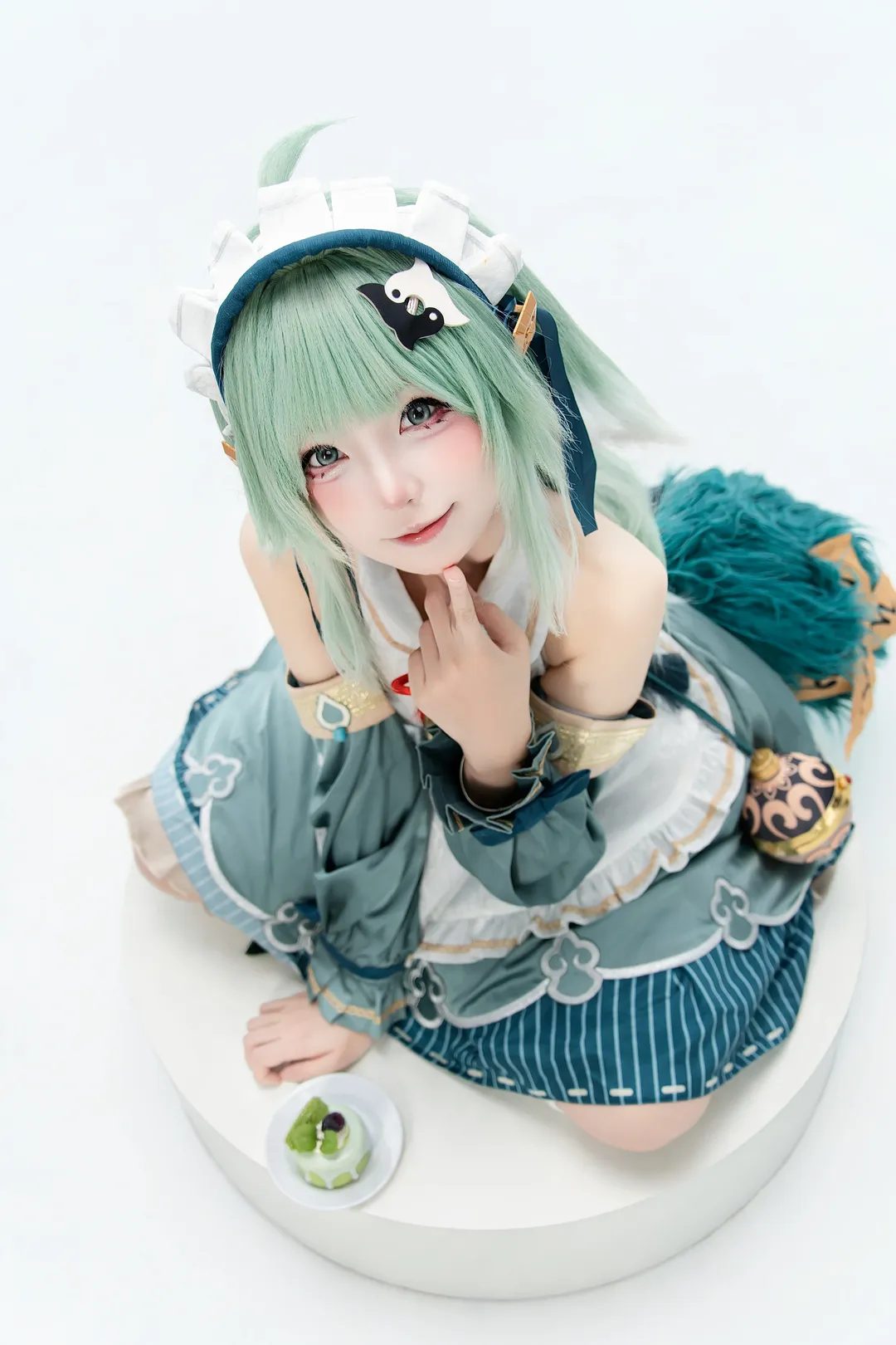 【藿藿cos】崩坏星穹铁道的尾巴团子女仆装 - 第 1 张