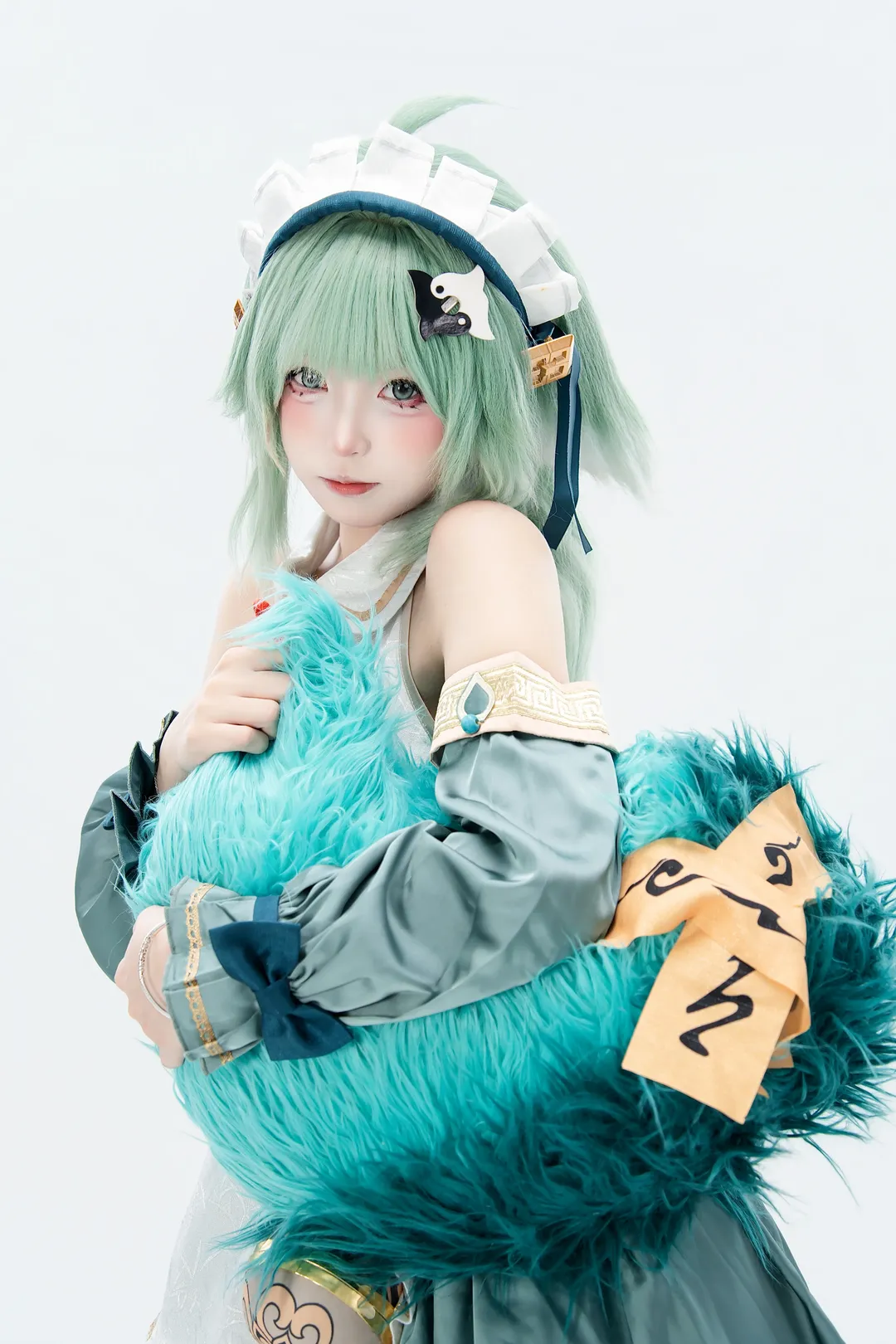 【藿藿cos】崩坏星穹铁道的尾巴团子女仆装 - 第 3 张