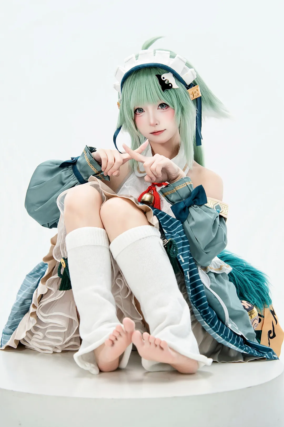 【藿藿cos】白棚里的可爱狐人，崩坏星穹铁道的灵动瞬间