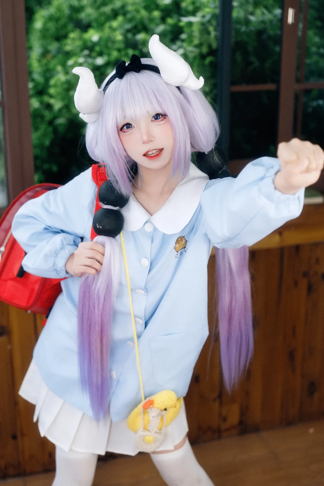 【康娜cos】小林家的龙女仆，课桌也是我的专属座位 - 第 4 张