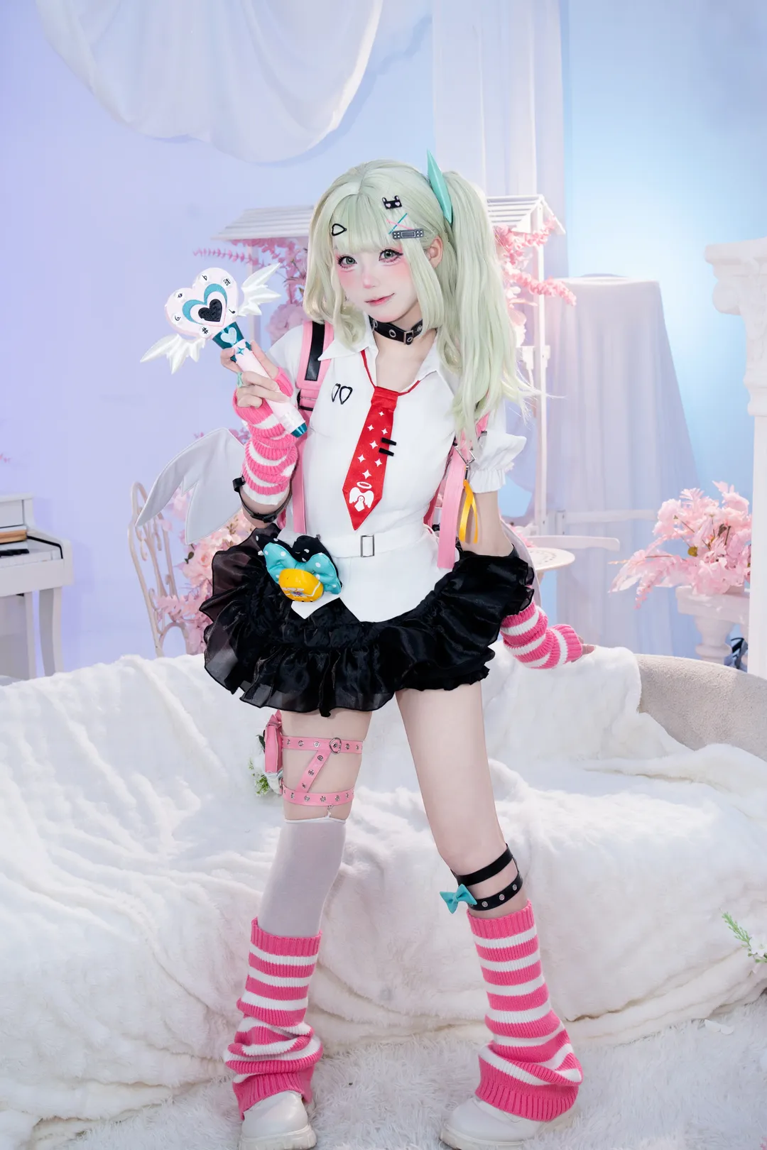 【千夏cos】绝区零妄想天使，粉白少女的拍摄心得 - 第 1 张