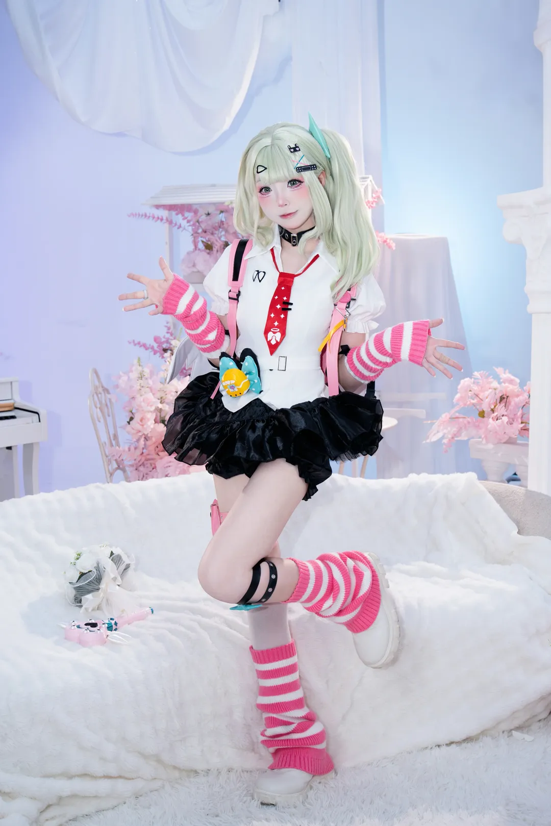 【千夏cos】绝区零妄想天使，粉白少女的拍摄心得 - 第 2 张