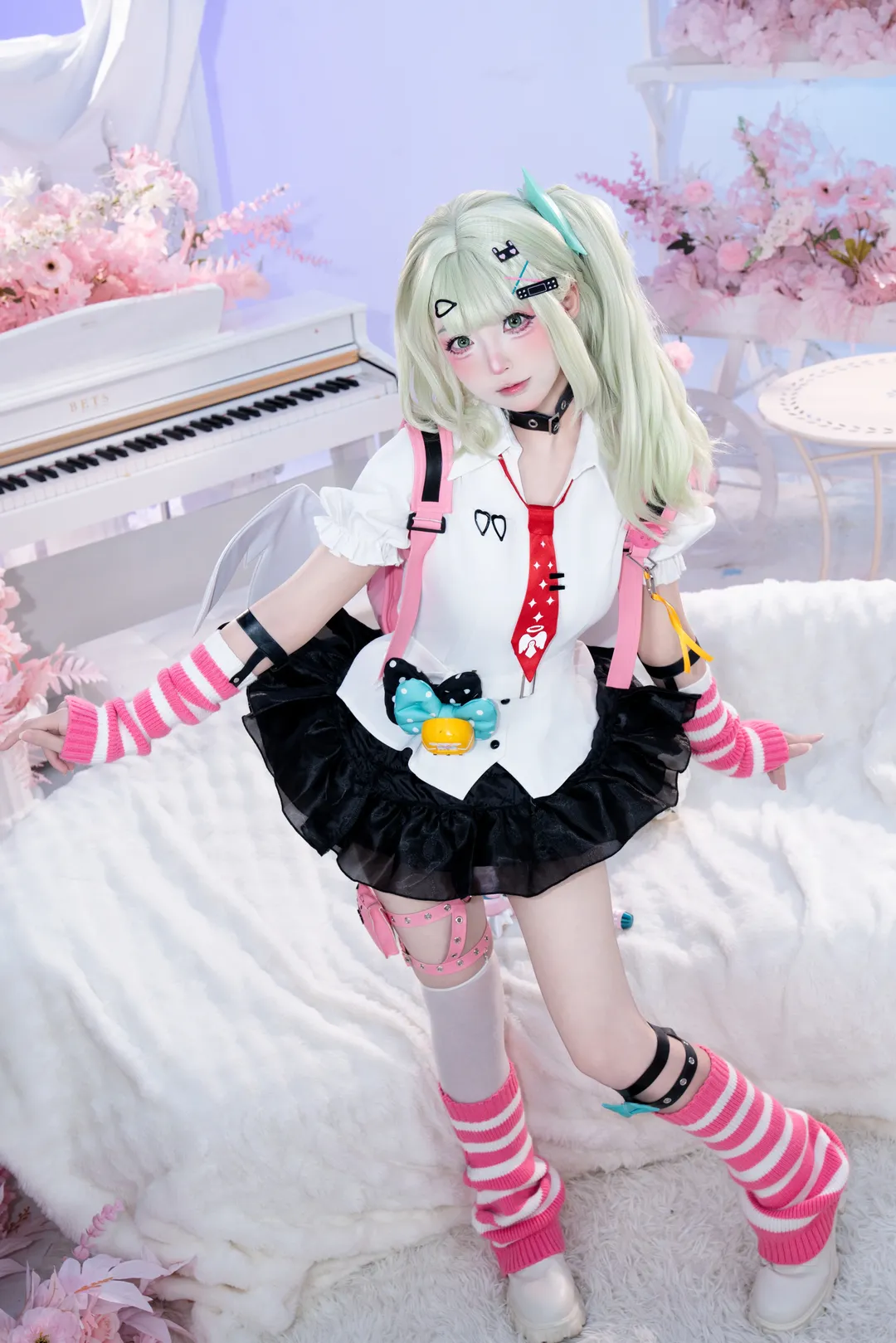 【千夏cos】绝区零妄想天使，粉白少女的拍摄心得 - 第 3 张