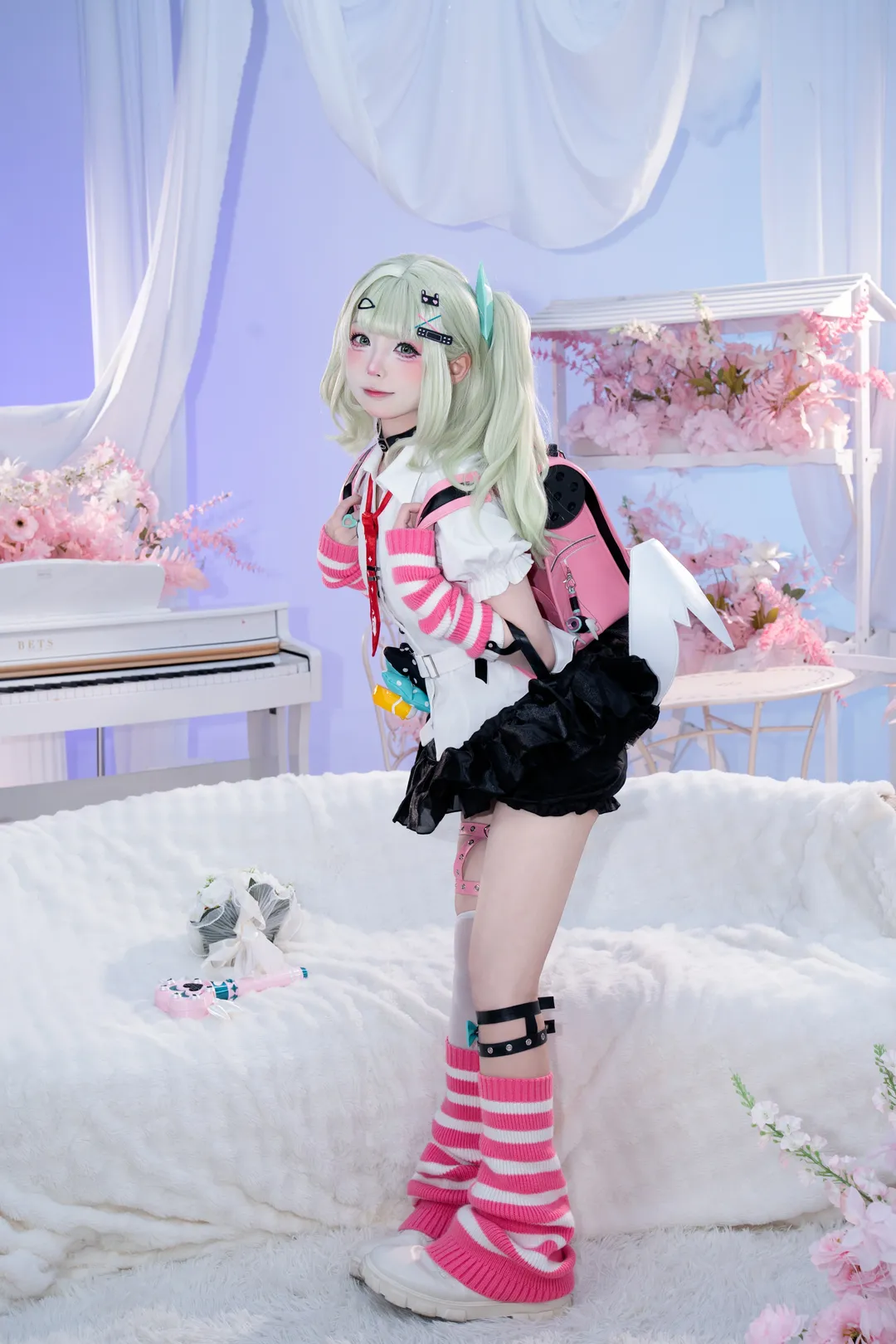 【千夏cos】绝区零妄想天使，粉白少女的拍摄心得 - 第 4 张