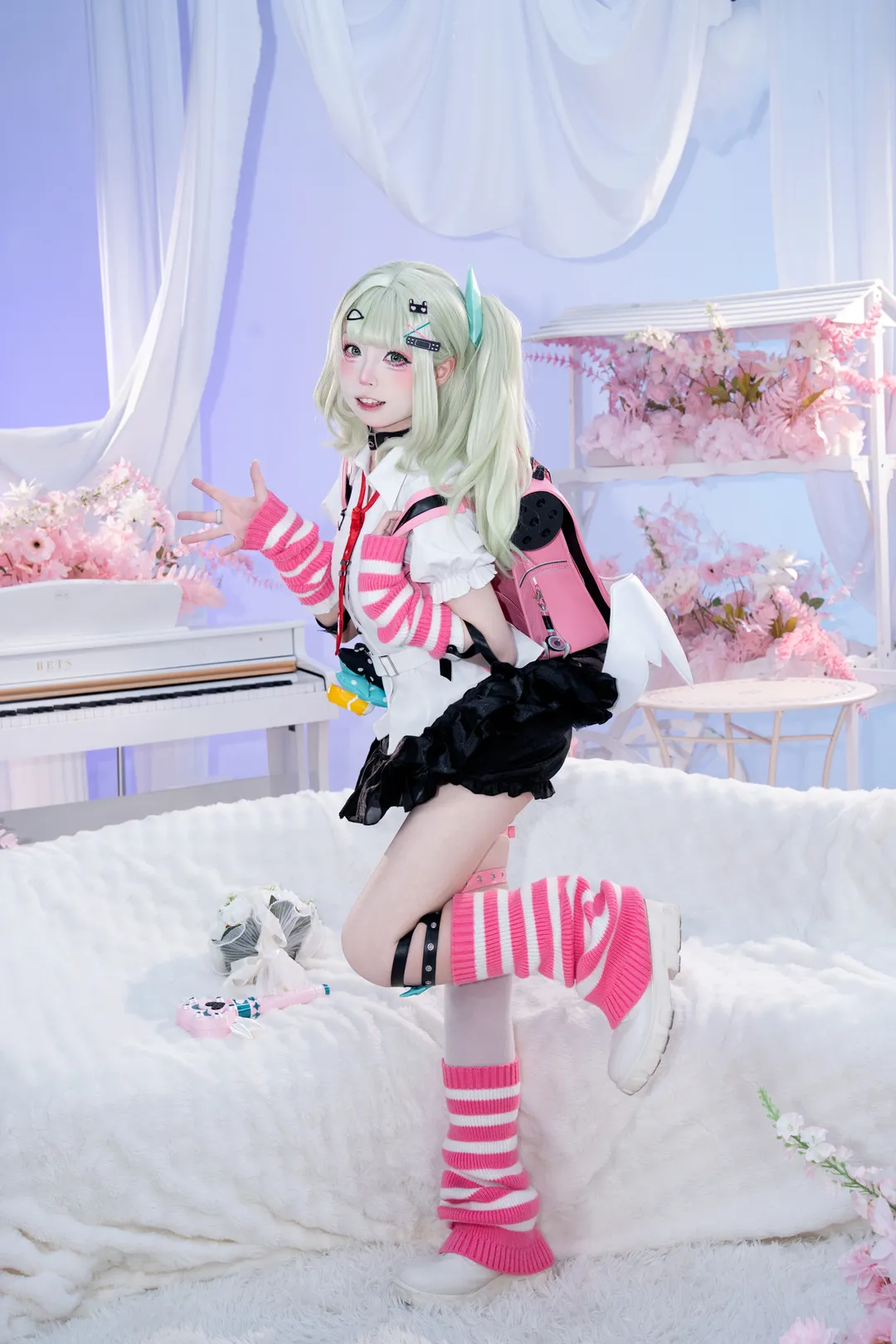 【千夏cos】绝区零妄想天使，粉白少女的拍摄心得 - 第 5 张