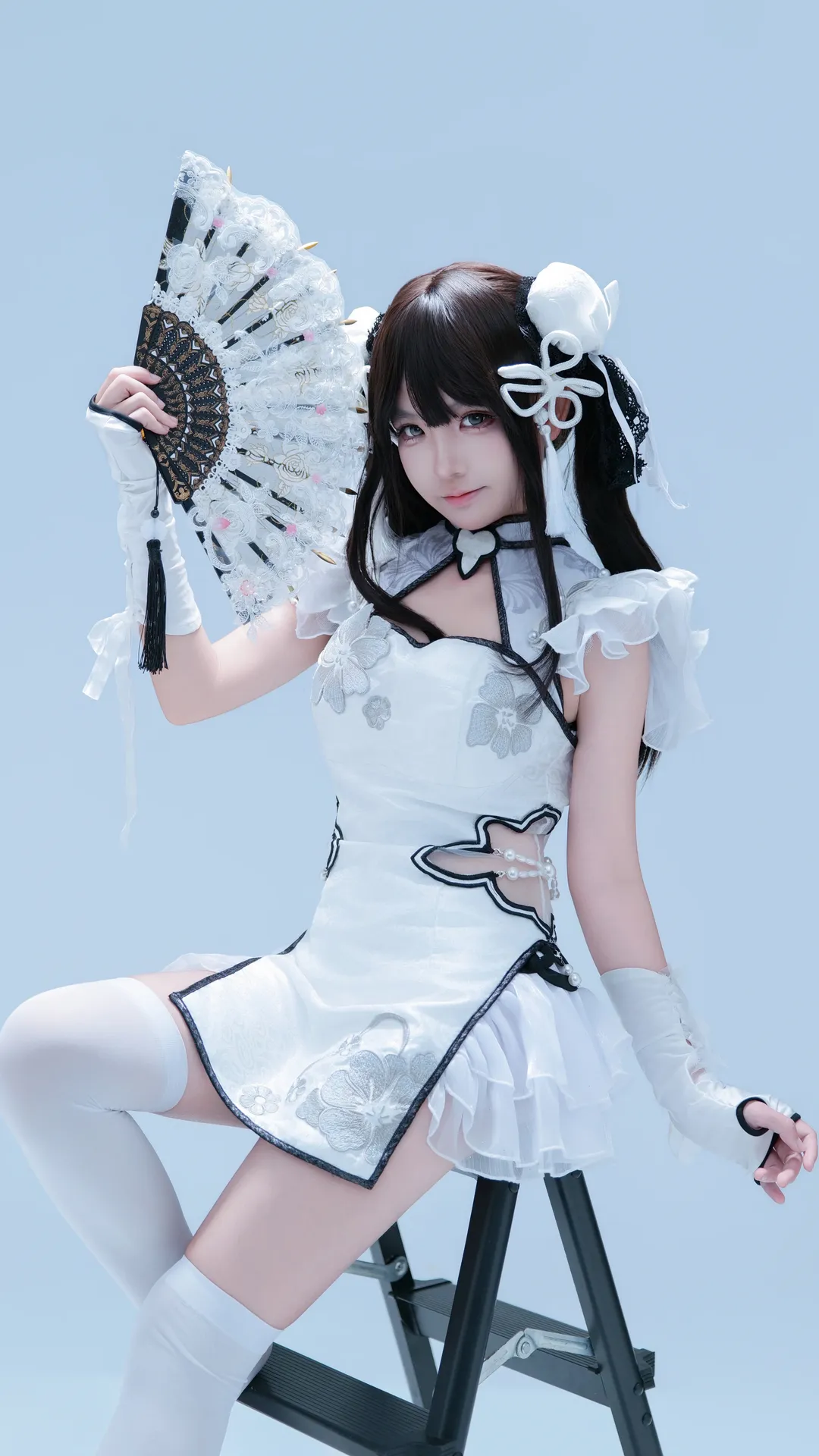 【殷紫萍cos】永劫无间玉髓冰心的白棚视角 - 第 3 张