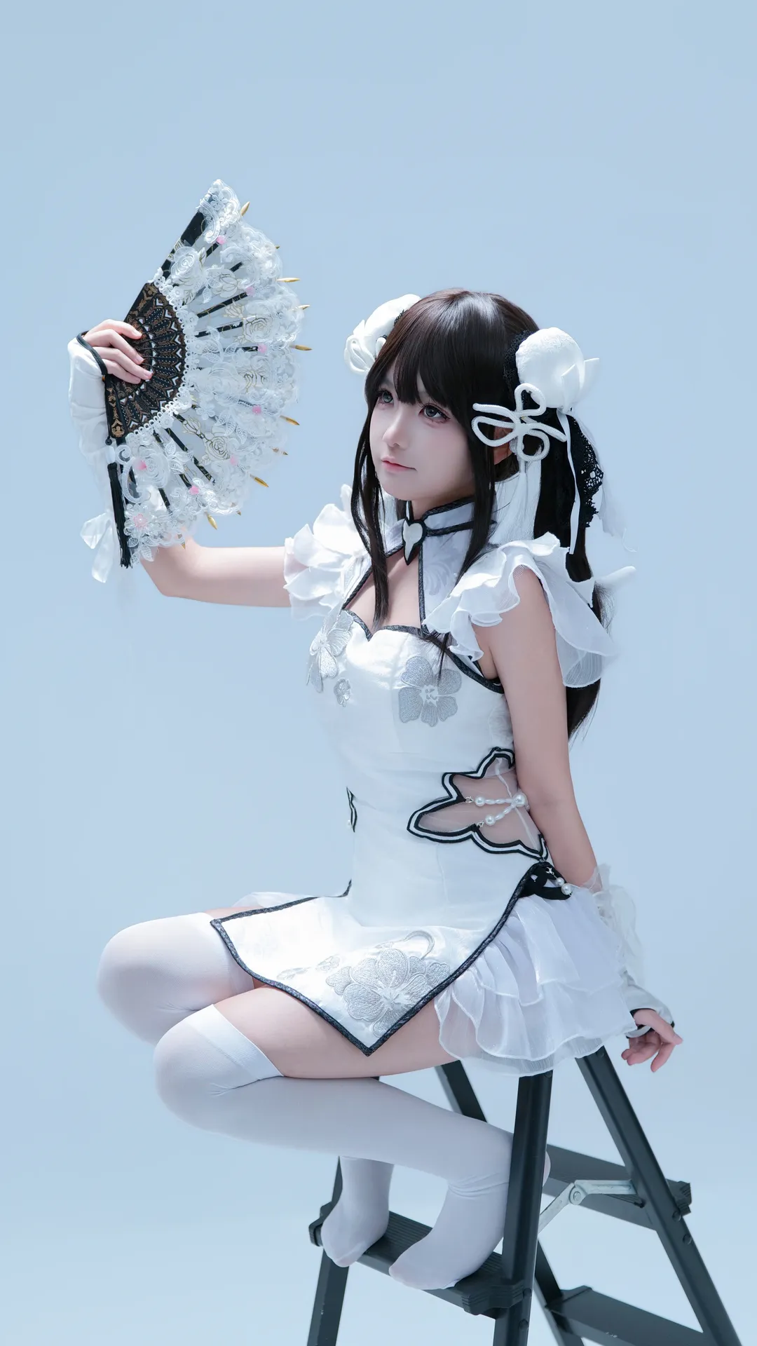【殷紫萍cos】永劫无间玉髓冰心的白棚视角 - 第 4 张