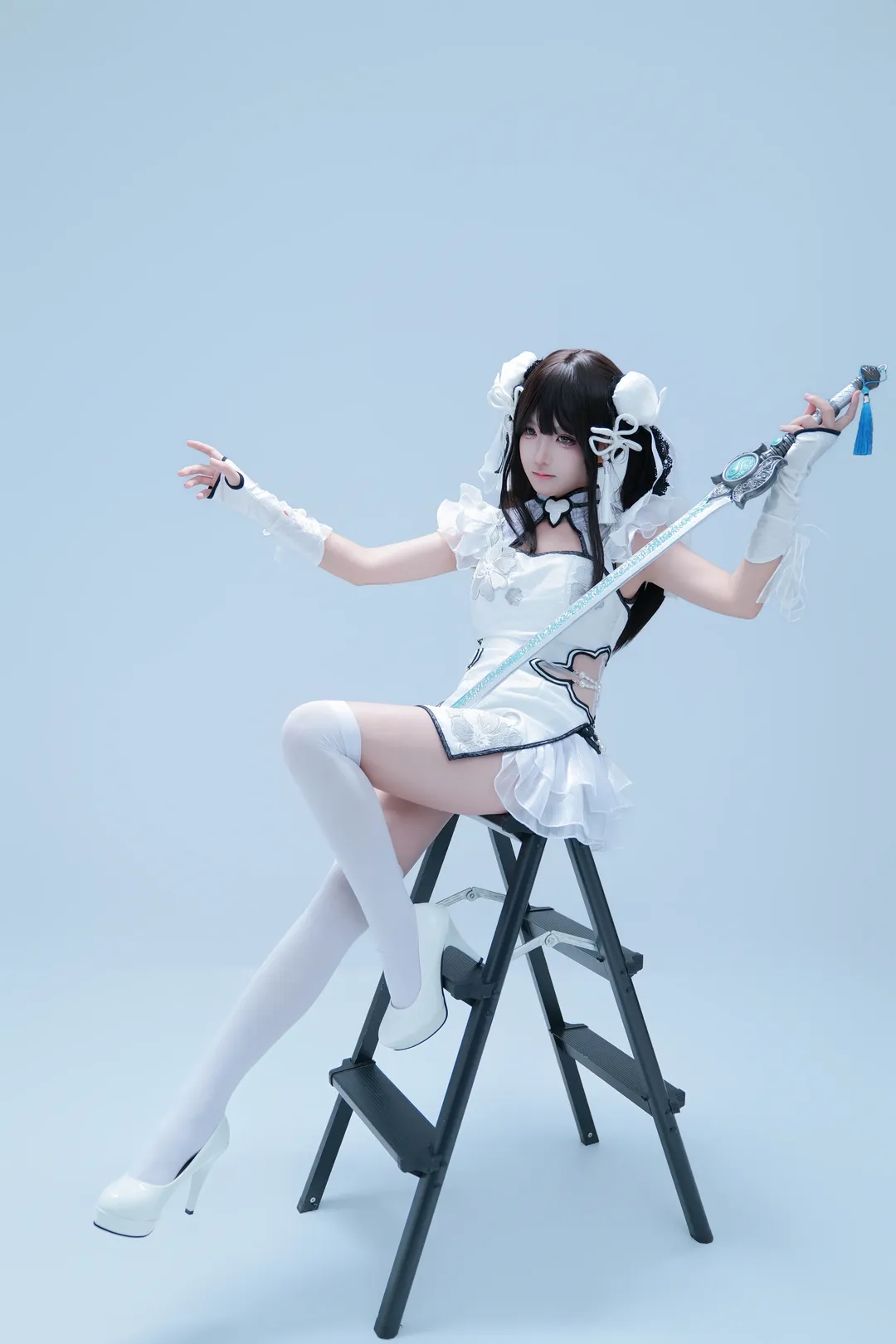 【殷紫萍cos】永劫无间玉髓冰心的白棚视角