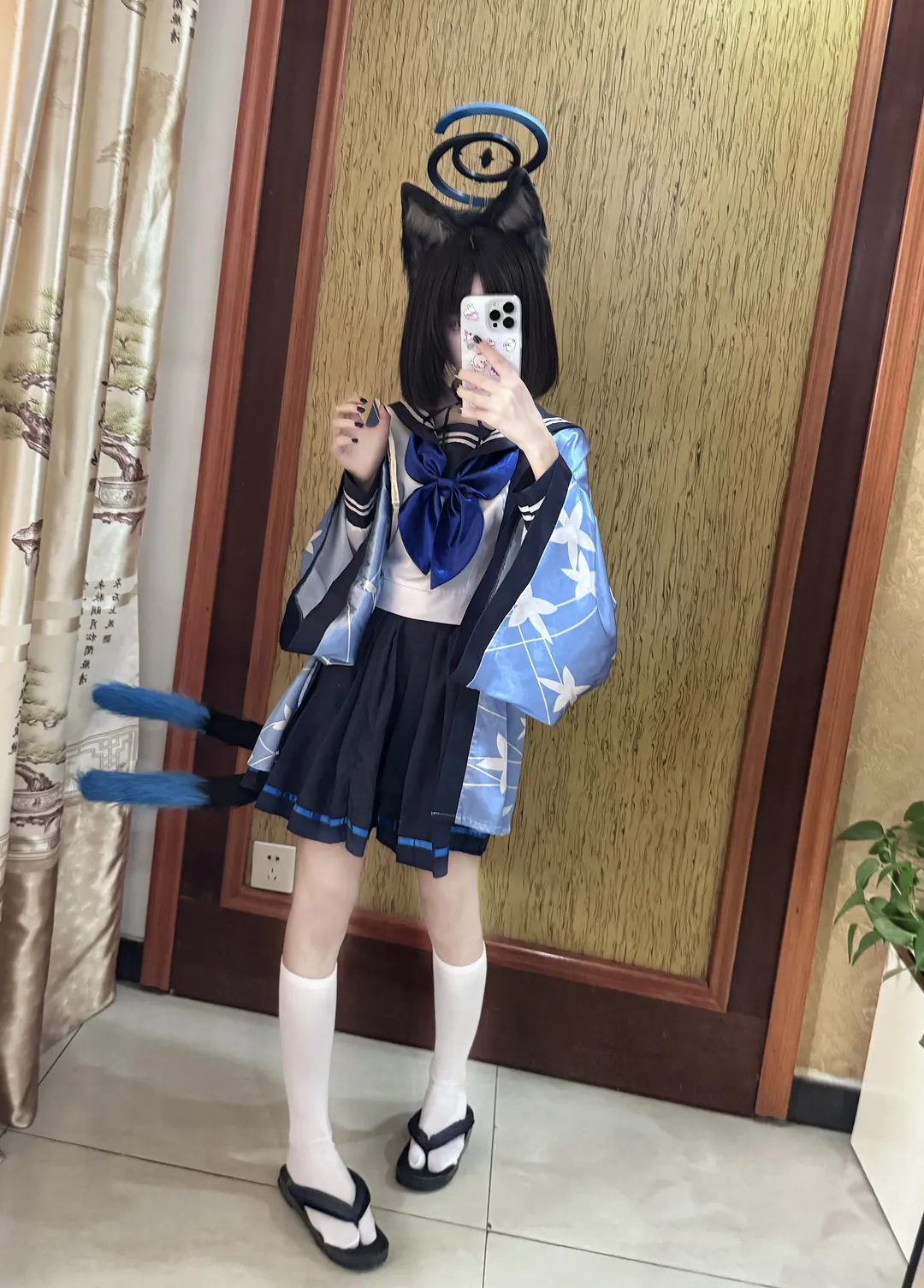 【桐生桔梗cos】蔚蓝档案中蓝白交织的日常与战备 - 第 2 张