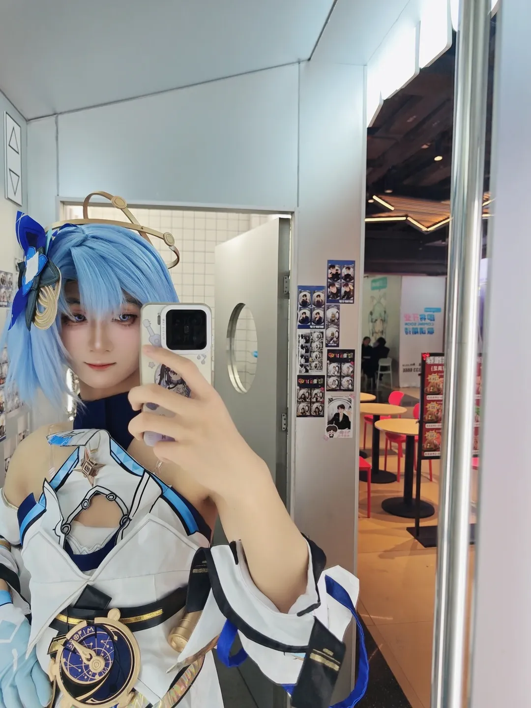 【格蕾修cos】崩坏3的浅蓝色系，垫6cm都撑不起来的痛苦 - 第 2 张