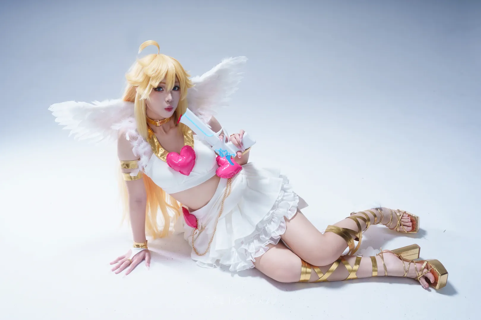 【Pantycos】吊带袜天使的纯白棚拍正片 - 第 3 张