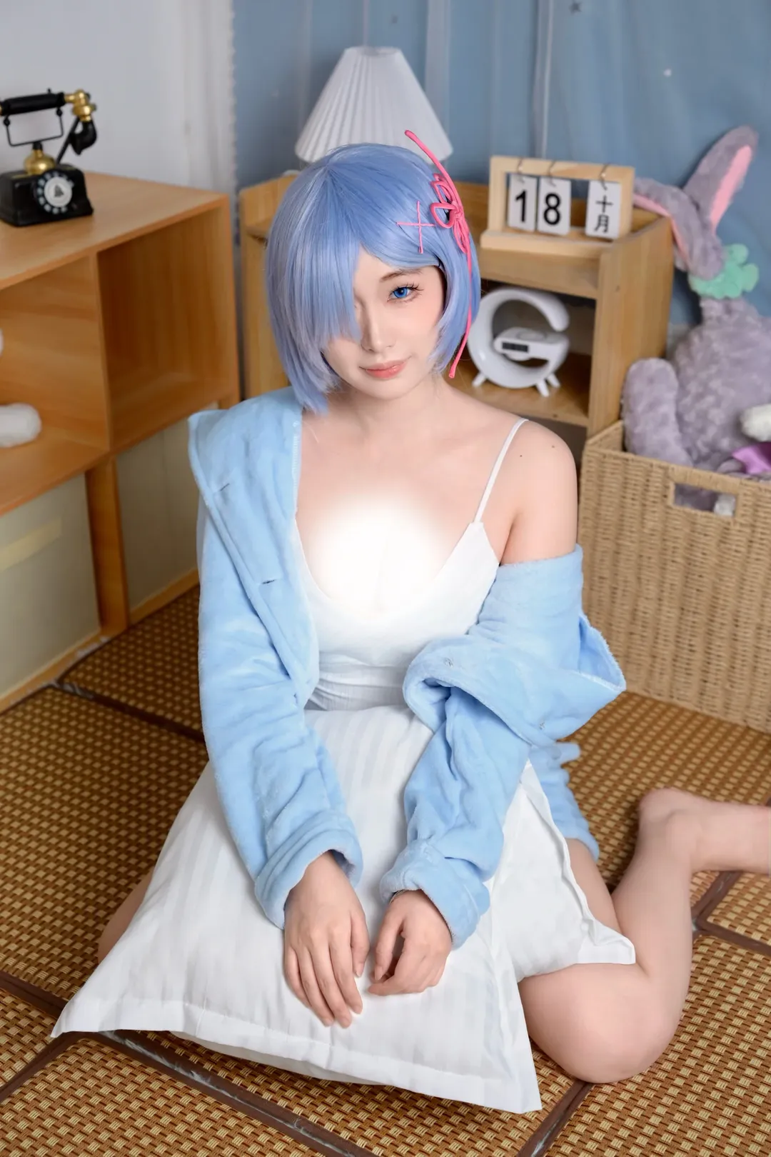 【蕾姆cos】从零开始的异世界生活，居家拍摄分享 - 第 1 张