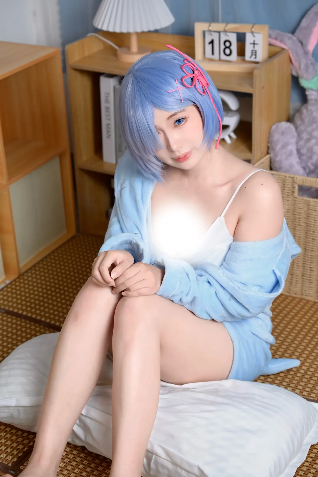 【蕾姆cos】从零开始的异世界生活，居家拍摄分享 - 第 2 张