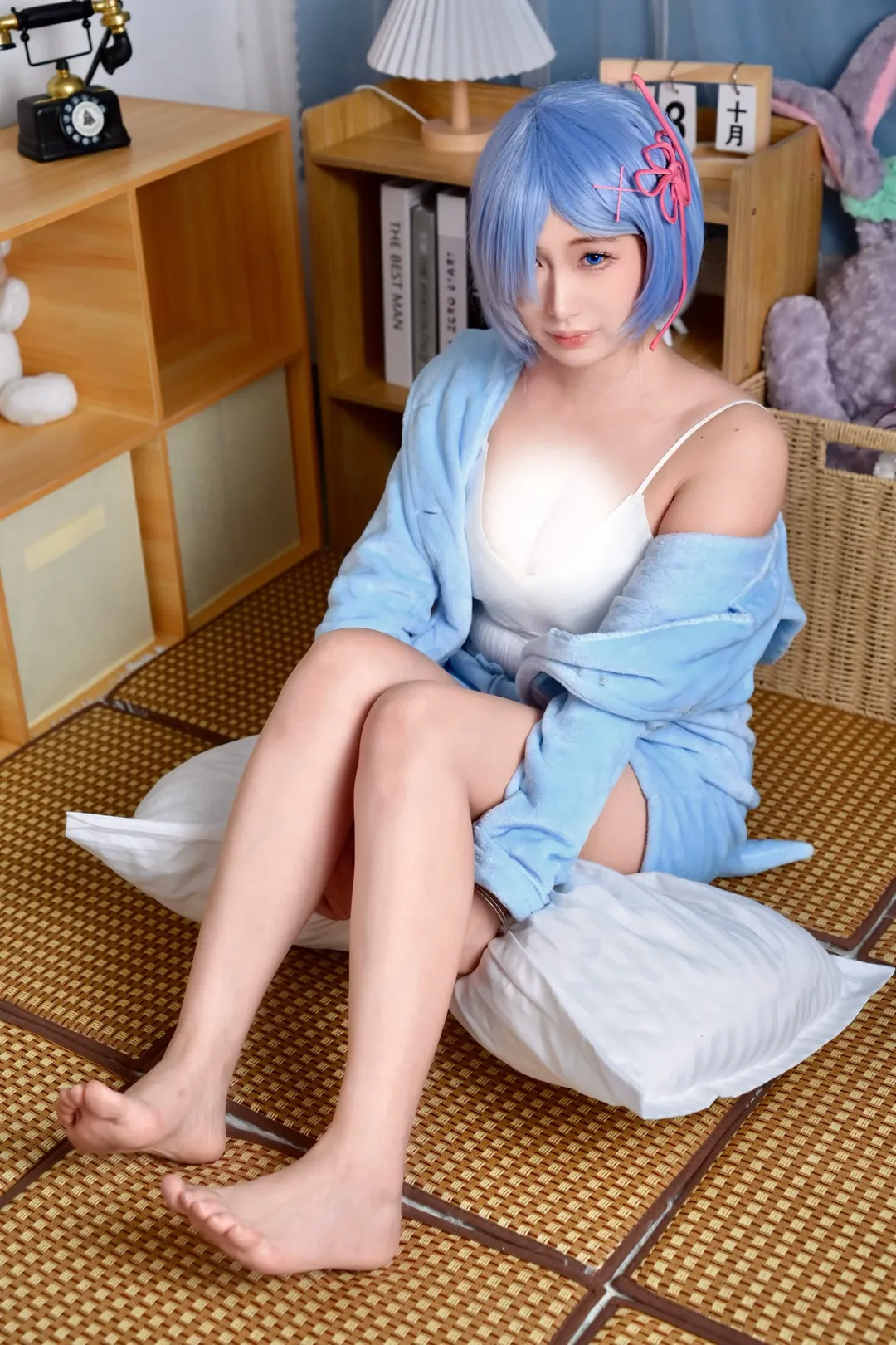 【蕾姆cos】从零开始的异世界生活，居家拍摄分享 - 第 4 张