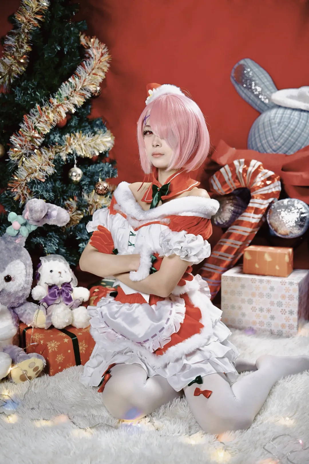 【拉姆cos】從零開始的異世界生活，聖誕季的專屬女僕 - 第 3 張