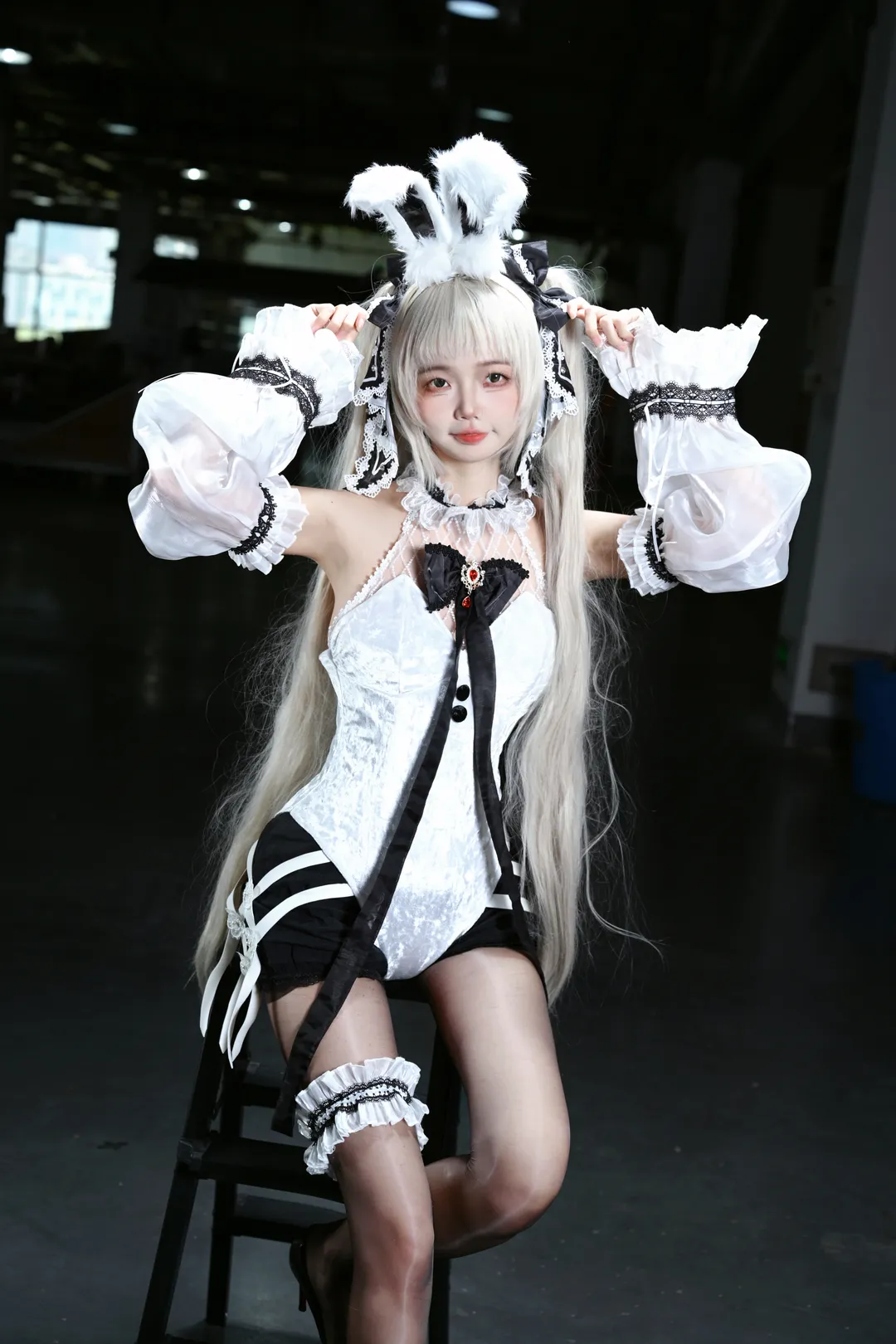 【碧蓝航线可畏cos】兔女郎造型漫展场照 - 第 3 张