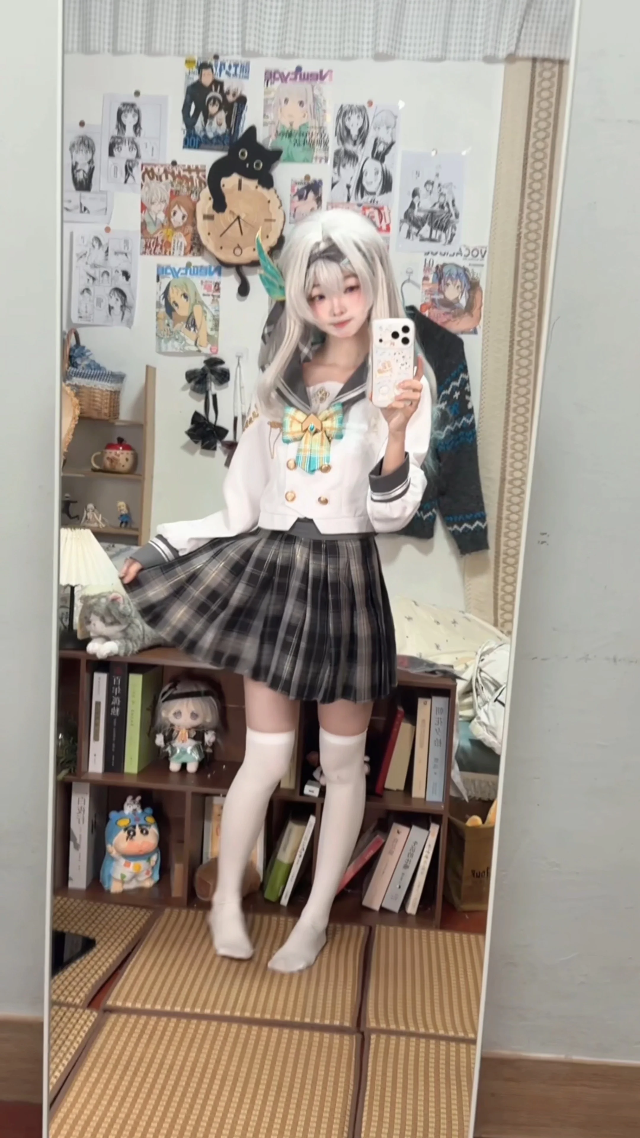 【流萤cos】崩坏星穹铁道的周末限定，JK风穿搭记录 - 第 1 张