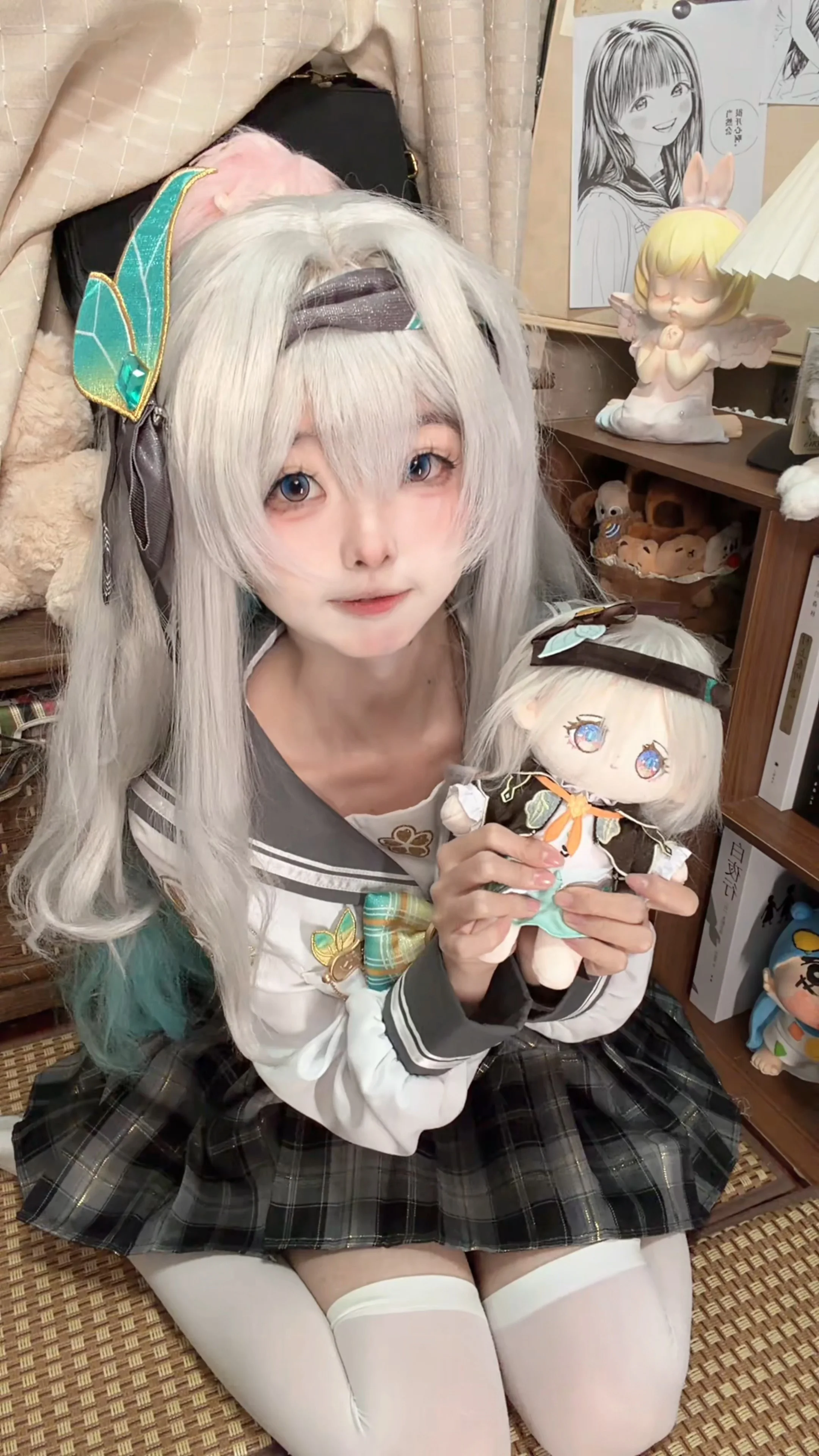 【流萤cos】崩坏星穹铁道的周末限定，JK风穿搭记录 - 第 2 张