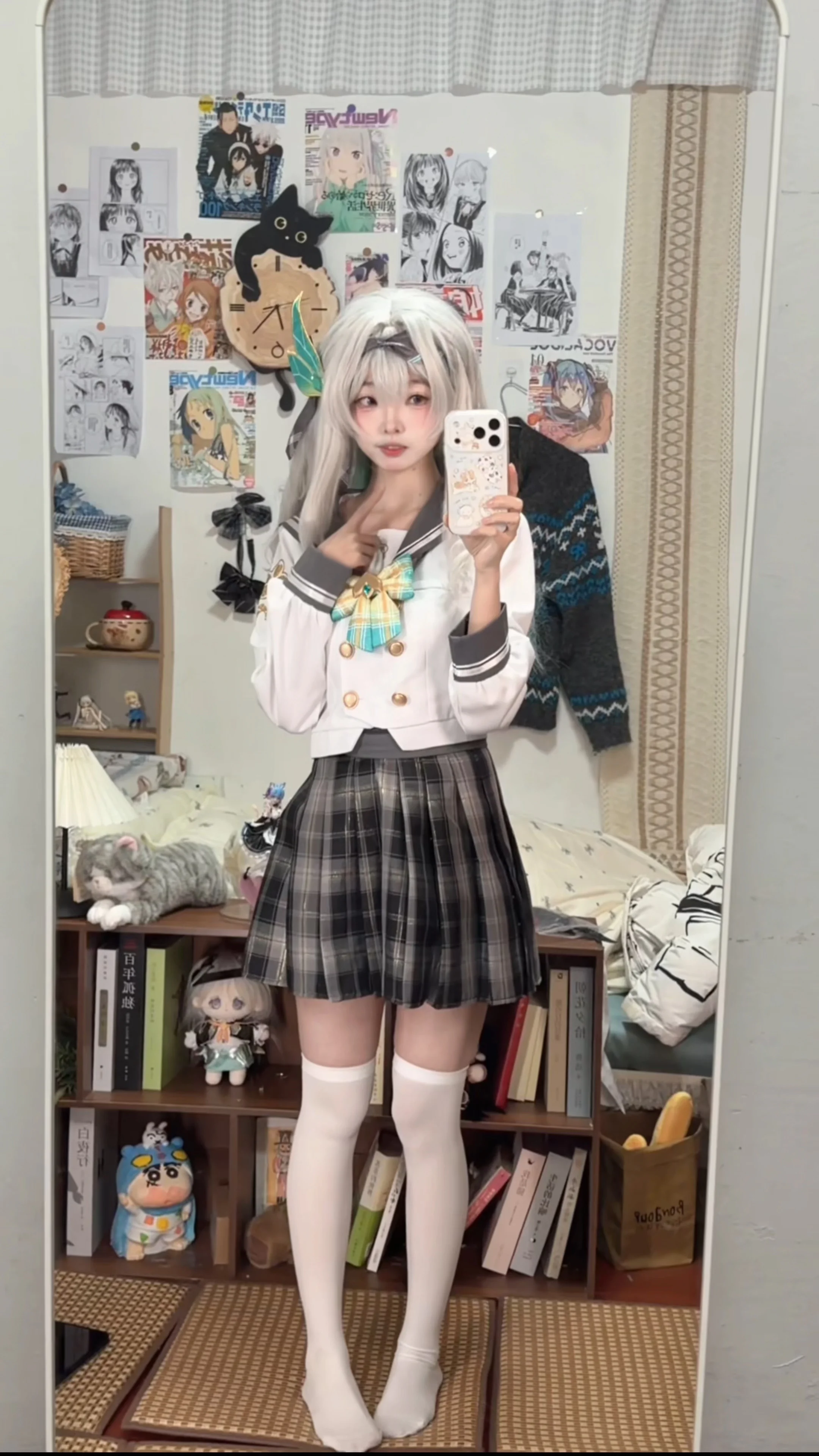 【流萤cos】崩坏星穹铁道的周末限定，JK风穿搭记录 - 第 3 张