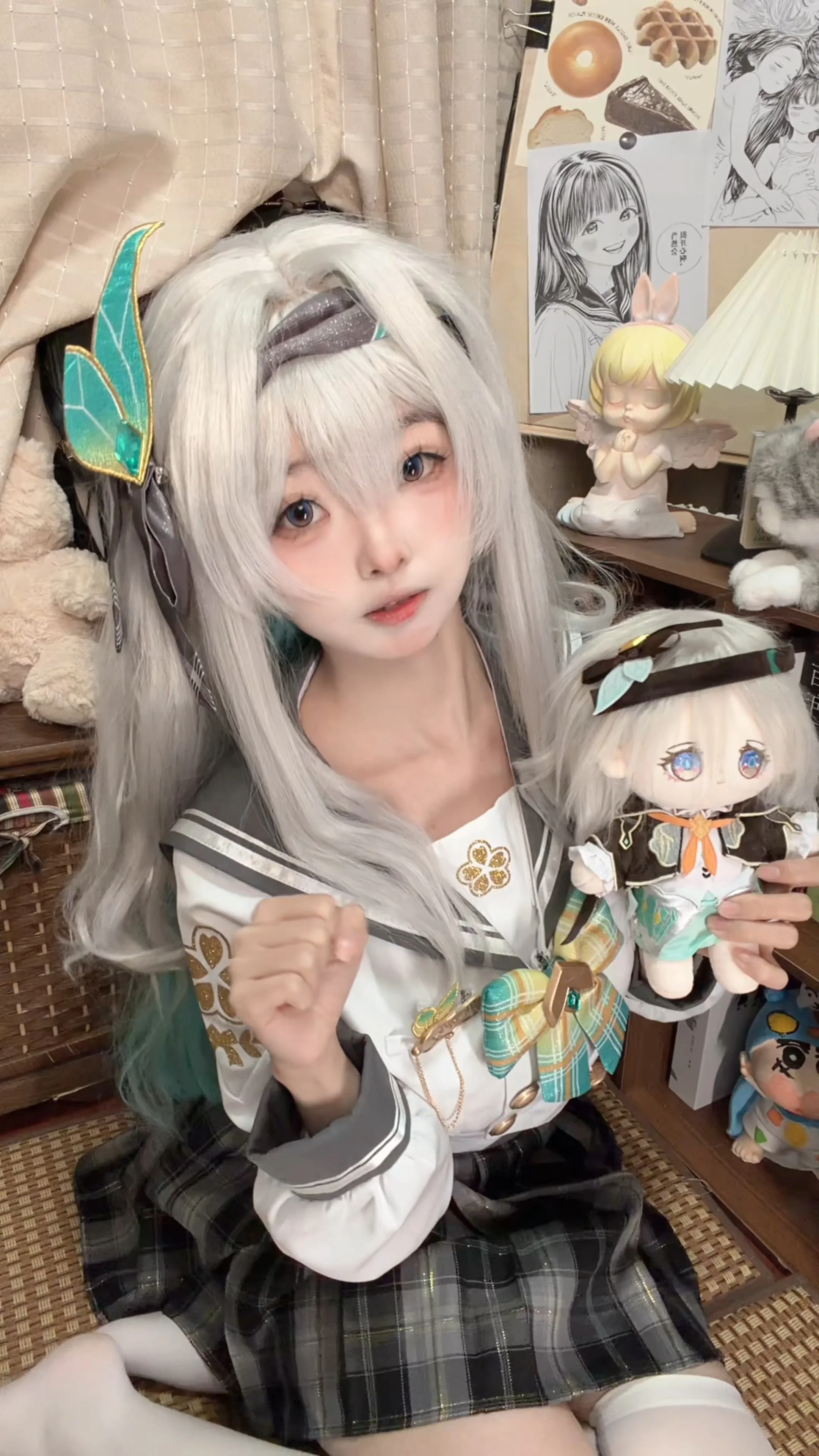【流萤cos】崩坏星穹铁道的周末限定，JK风穿搭记录 - 第 4 张