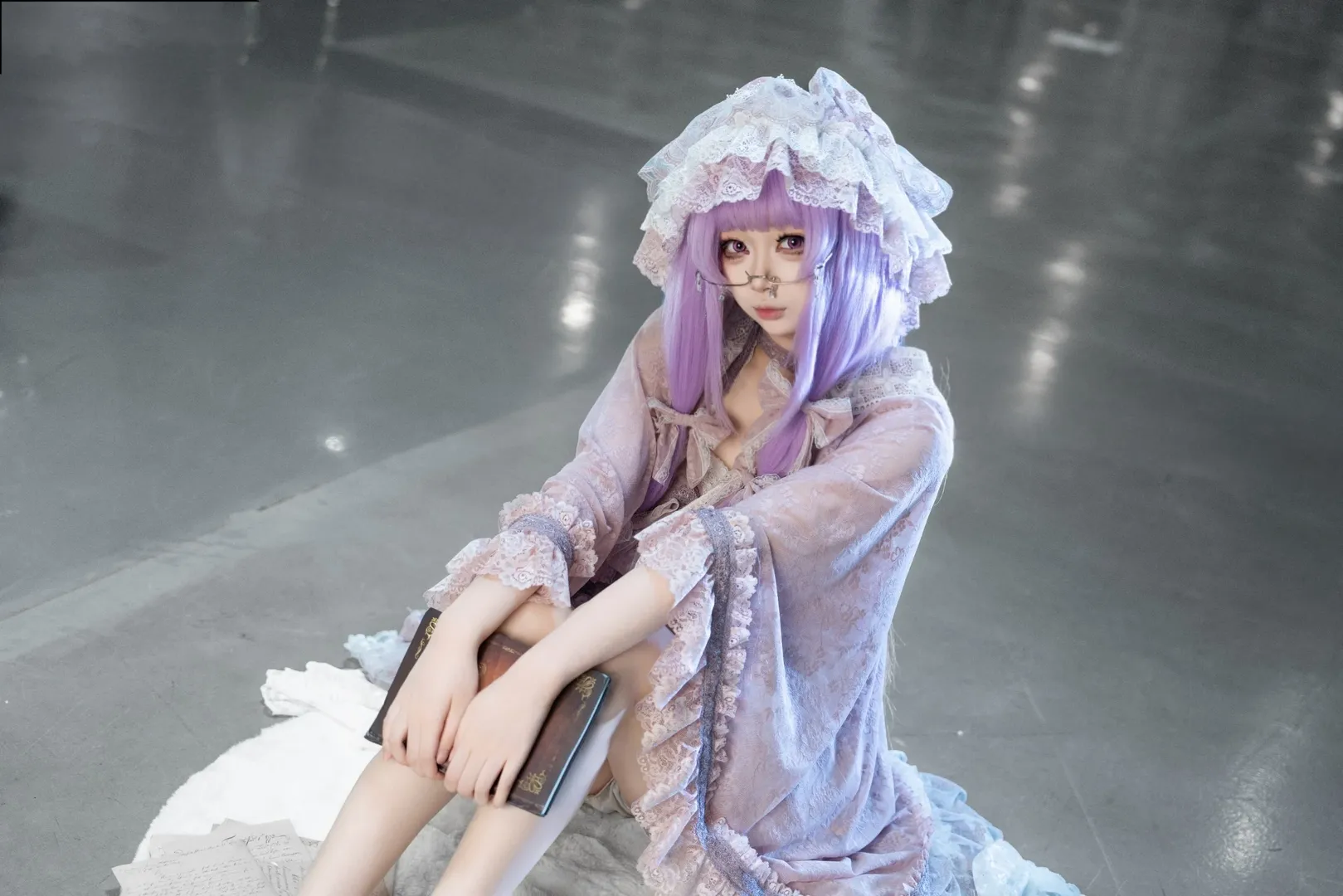 【帕秋莉cos】东方Project的图书馆魔女，花曇与知性之眼