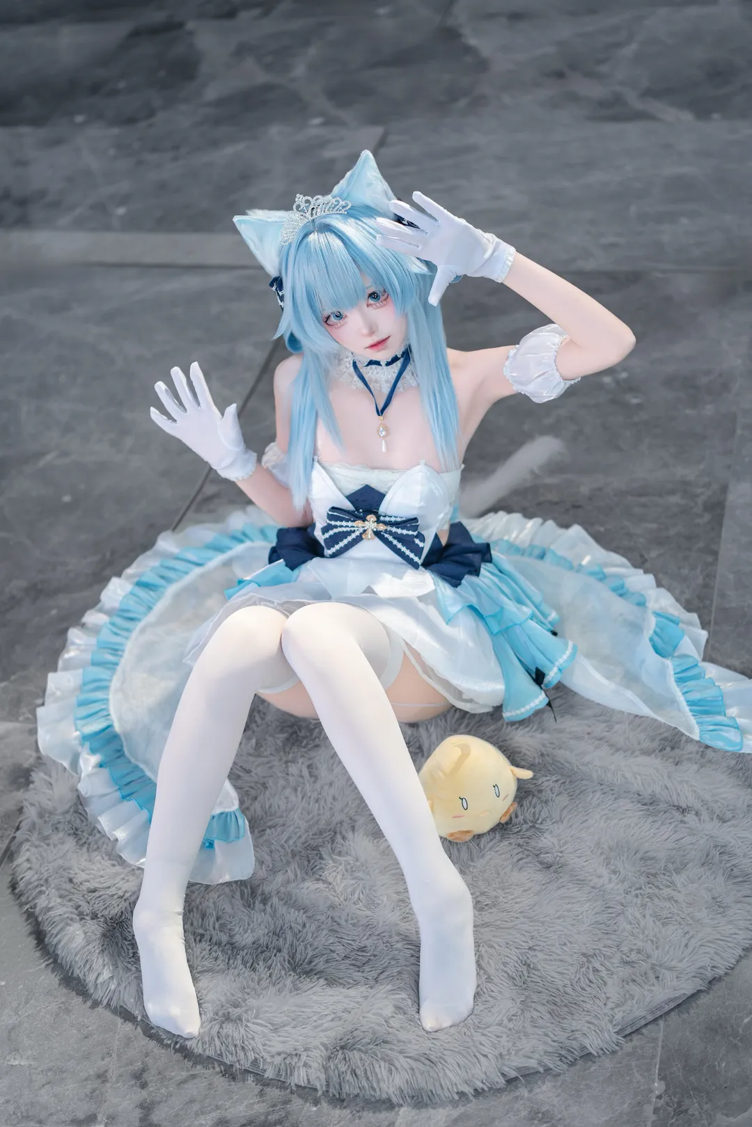 【涼波cos】碧藍航線，藍白色調下的貓咪場照 - 第 2 張