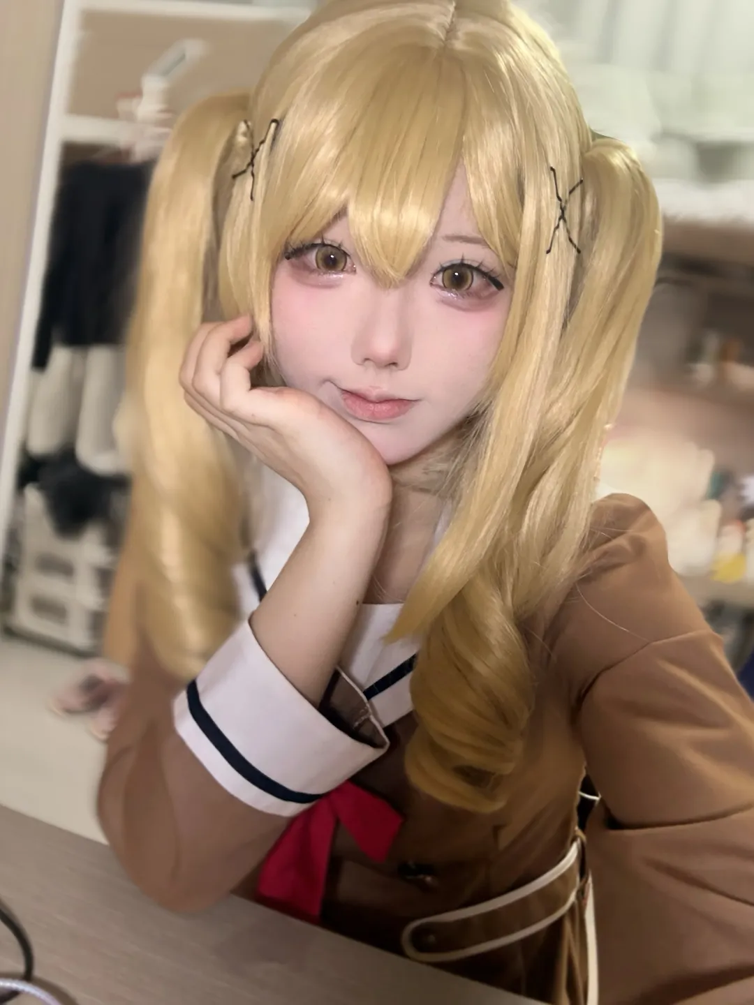 【市ヶ谷有咲 コスプレ】『バンドリ！』今日のメイク大失敗で泣きそうだったけど、ガッツリ加工したから投稿しちゃう