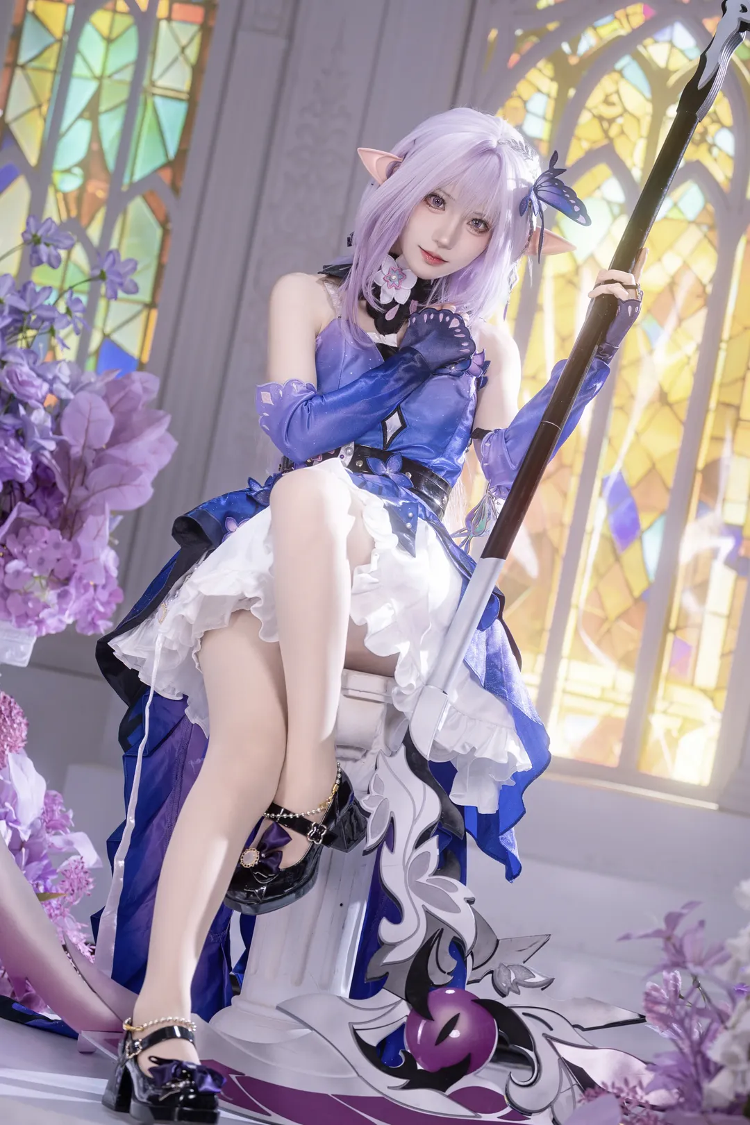 【遐蝶cos】崩坏星穹铁道里蝴蝶与镰刀的精灵魔法 - 第 2 张