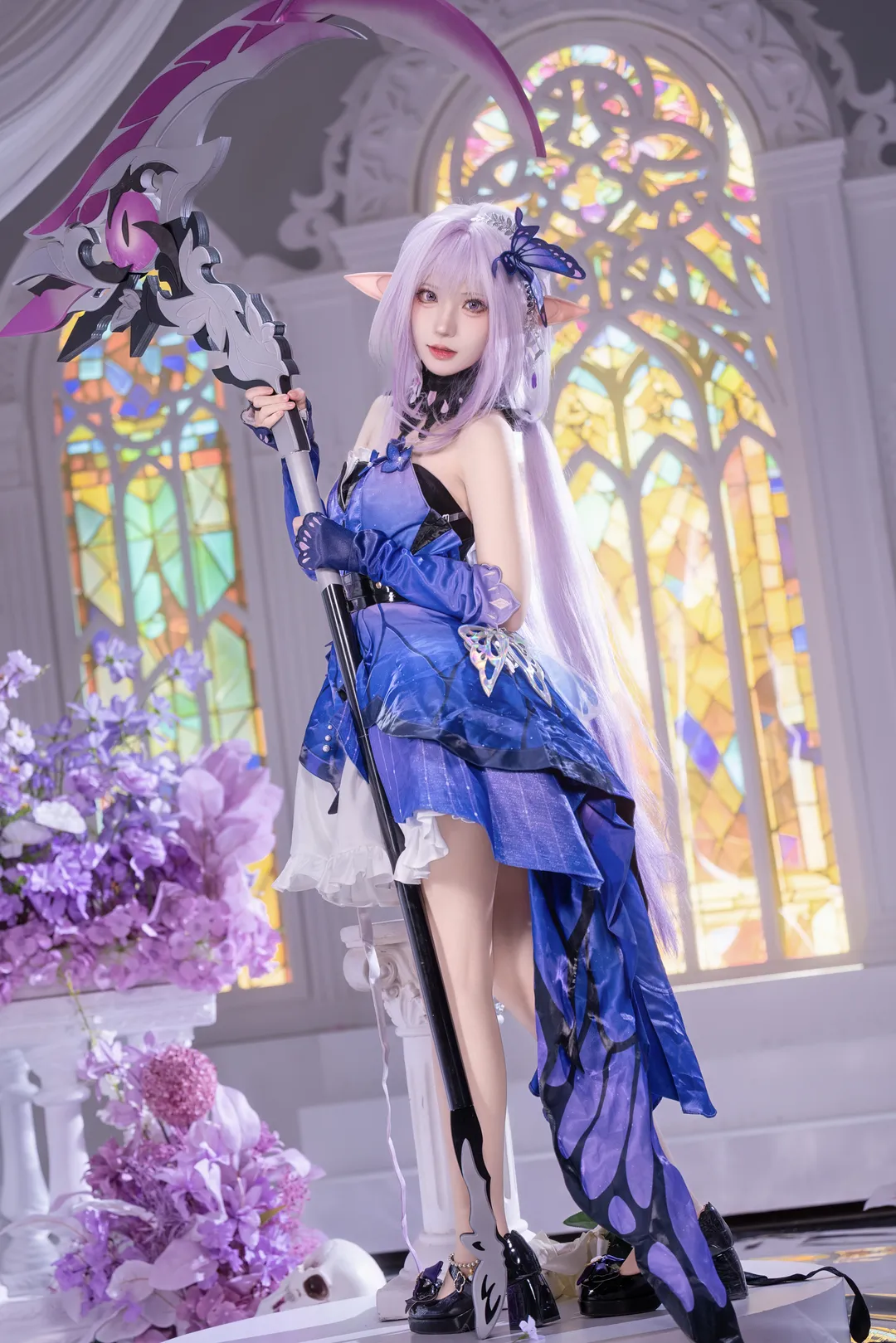 【遐蝶cos】崩坏星穹铁道里蝴蝶与镰刀的精灵魔法 - 第 3 张