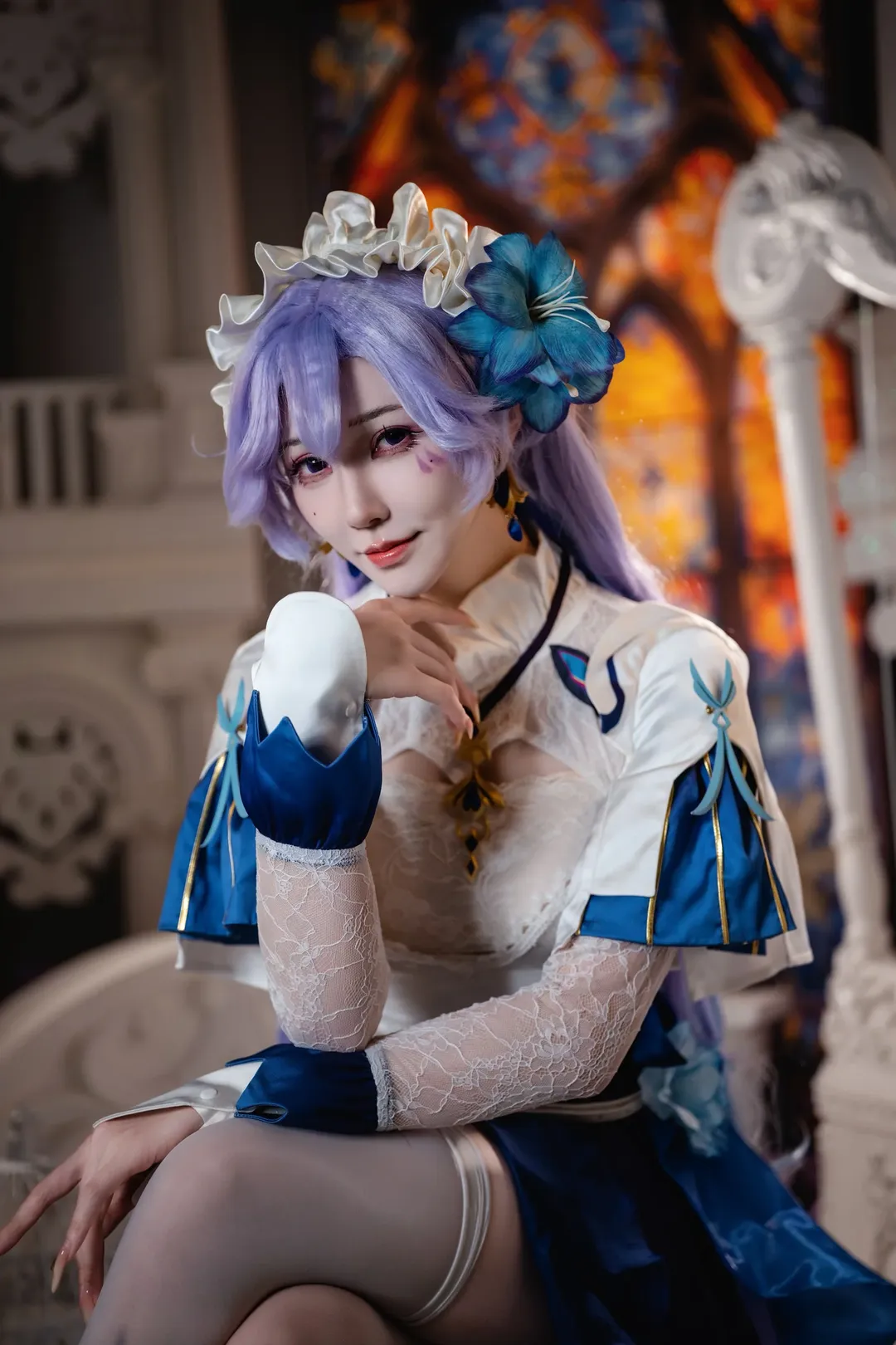 【坎特蕾拉cos】鸣潮的优雅与神秘，踏入古典殿堂 - 第 2 张