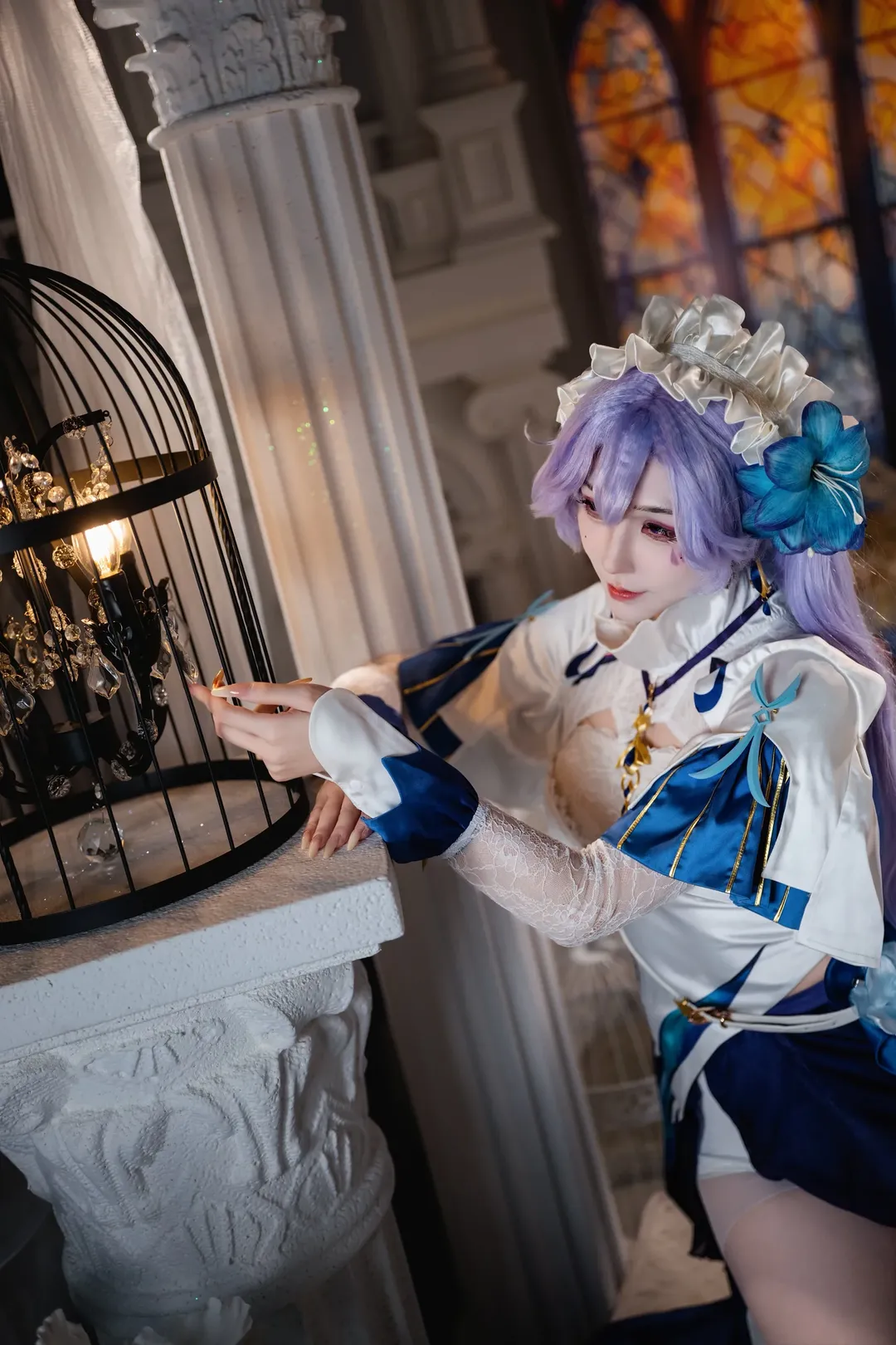 【坎特蕾拉cos】鸣潮的优雅与神秘，踏入古典殿堂 - 第 3 张