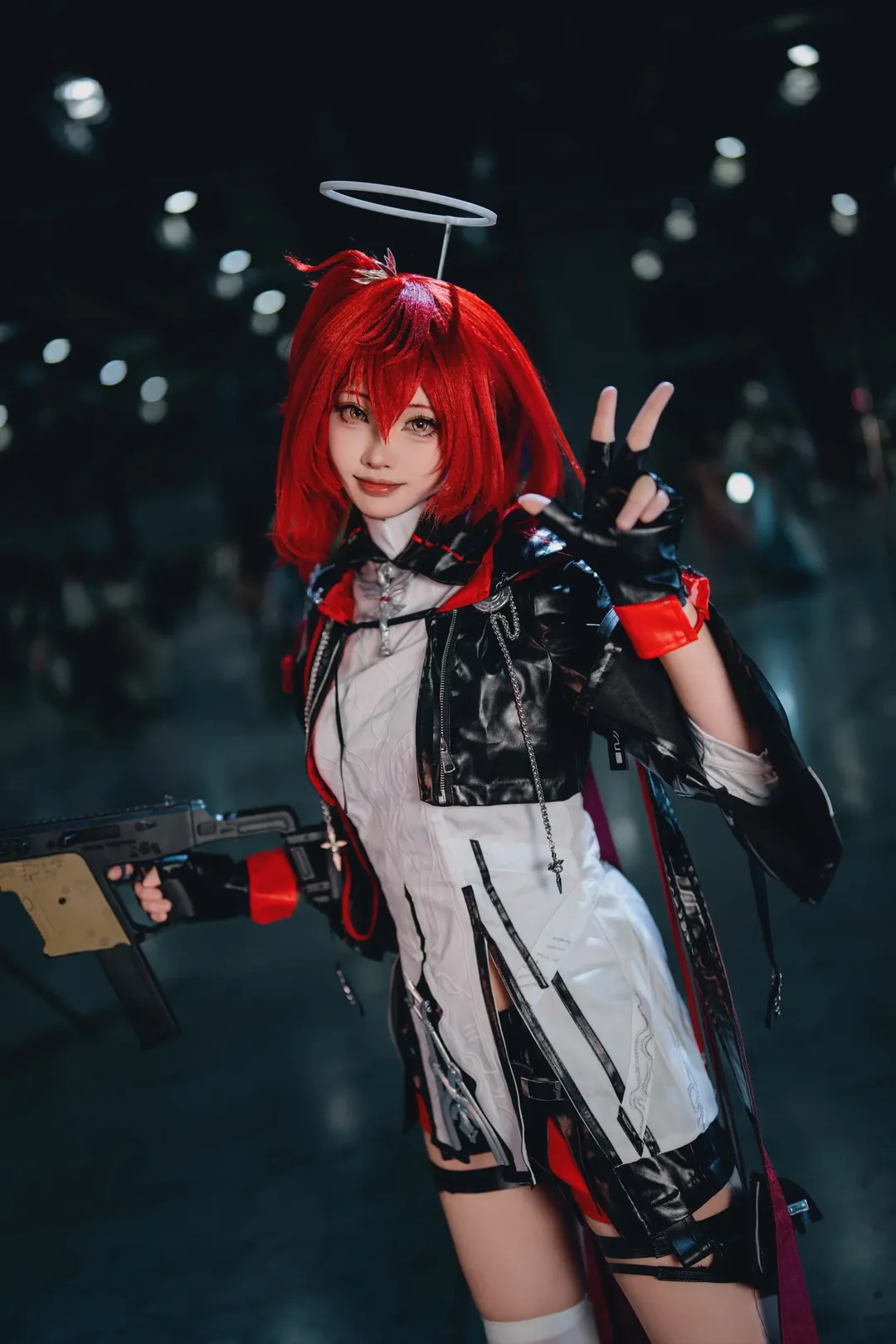 【新约能天使cos】昨天拍的小乐萌得没边了，CPSP场照现拍现修 - 第 1 张