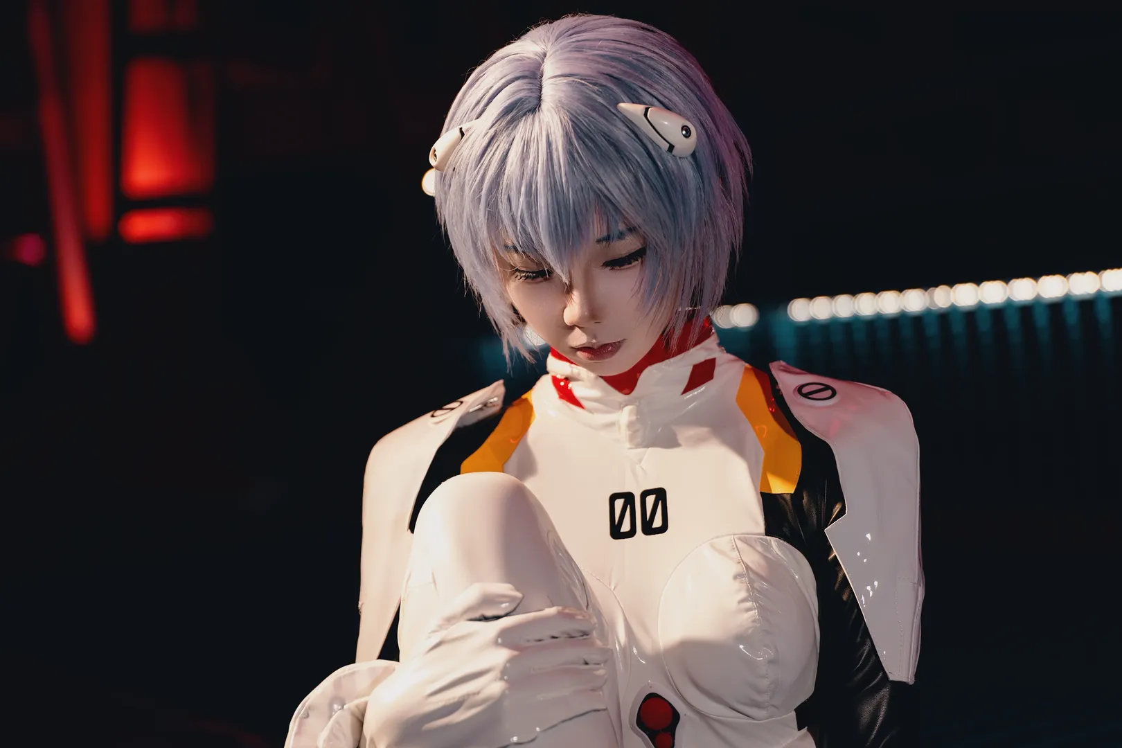 【綾波麗cos】寂靜的白色，與紅色的長槍 - 第 4 張